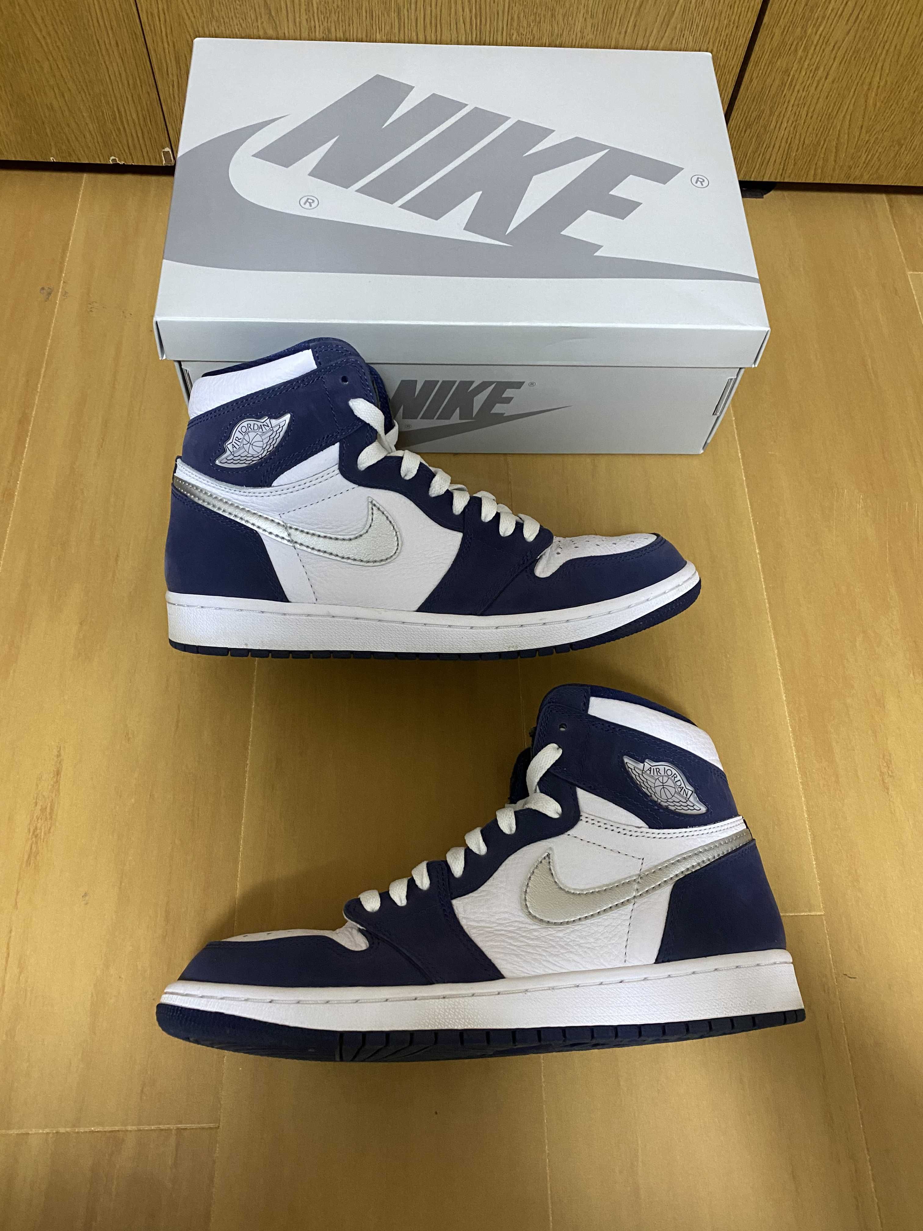 Nike Air Jordan 1 High OG CO.JP "White/Midnight Navy" (2020)(ブリーフケースなし)