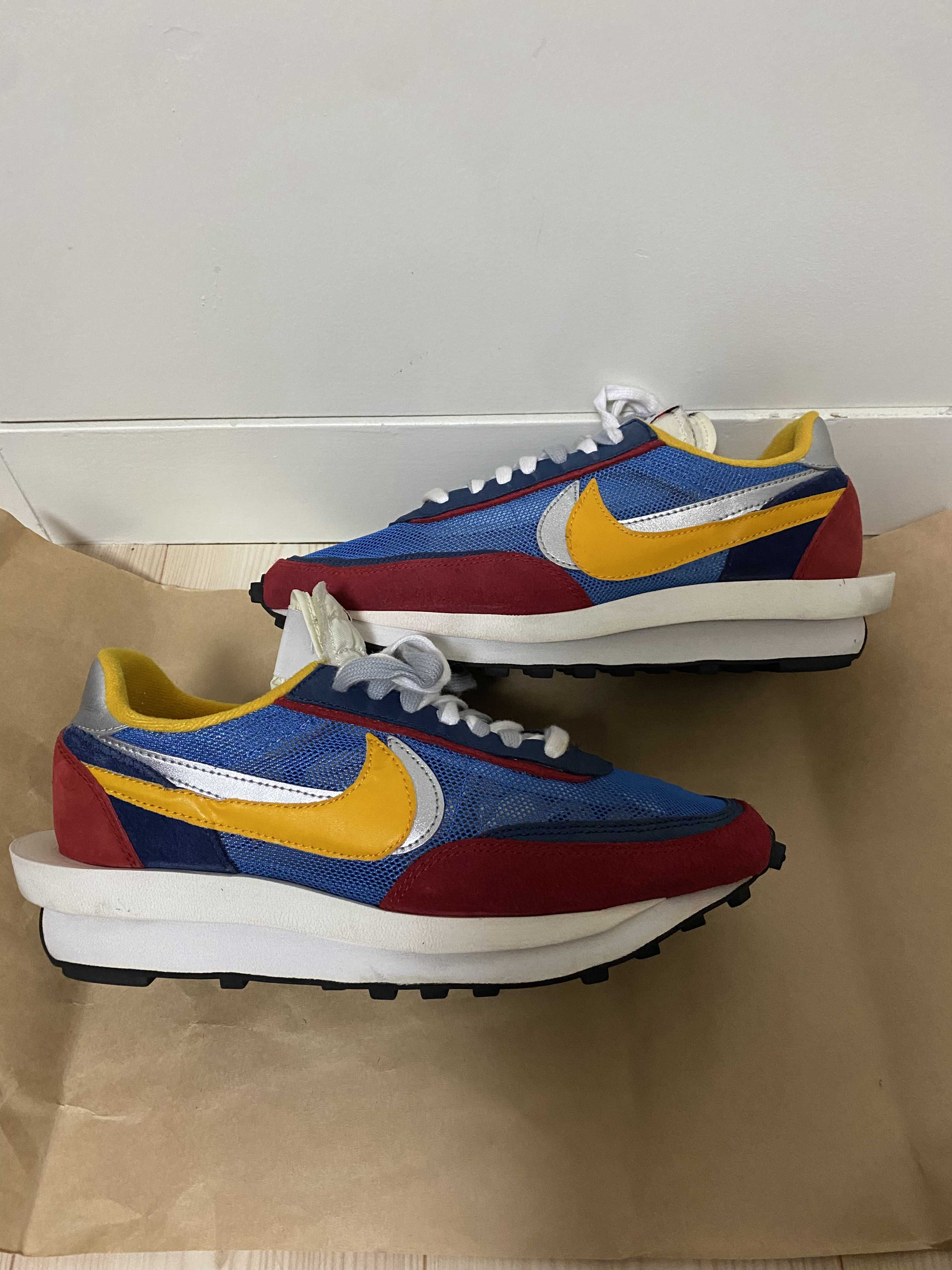 sacai × Nike LDV Waffle "Red/Blue"