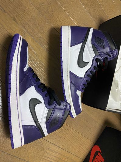 Nike Air Jordan 1 Retro High OG "Court Purple White/Black" (2020)