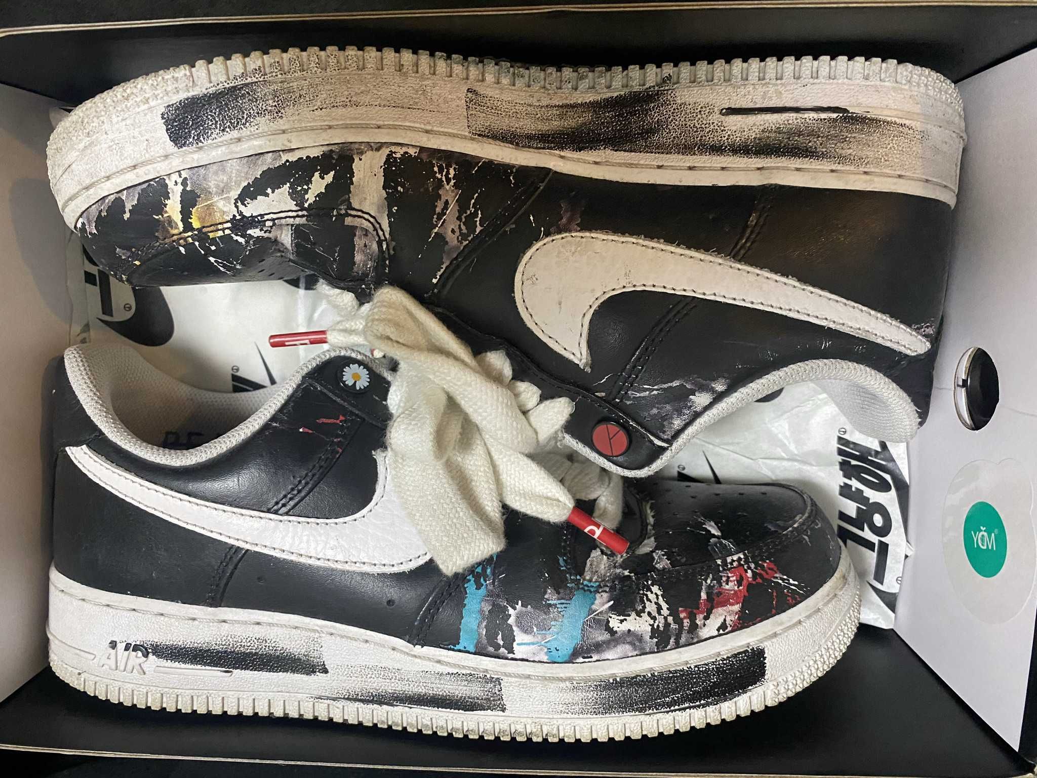 PEACEMINUSONE × Nike Air Force 1 Low Para Noise "Black" / G-DRAGON