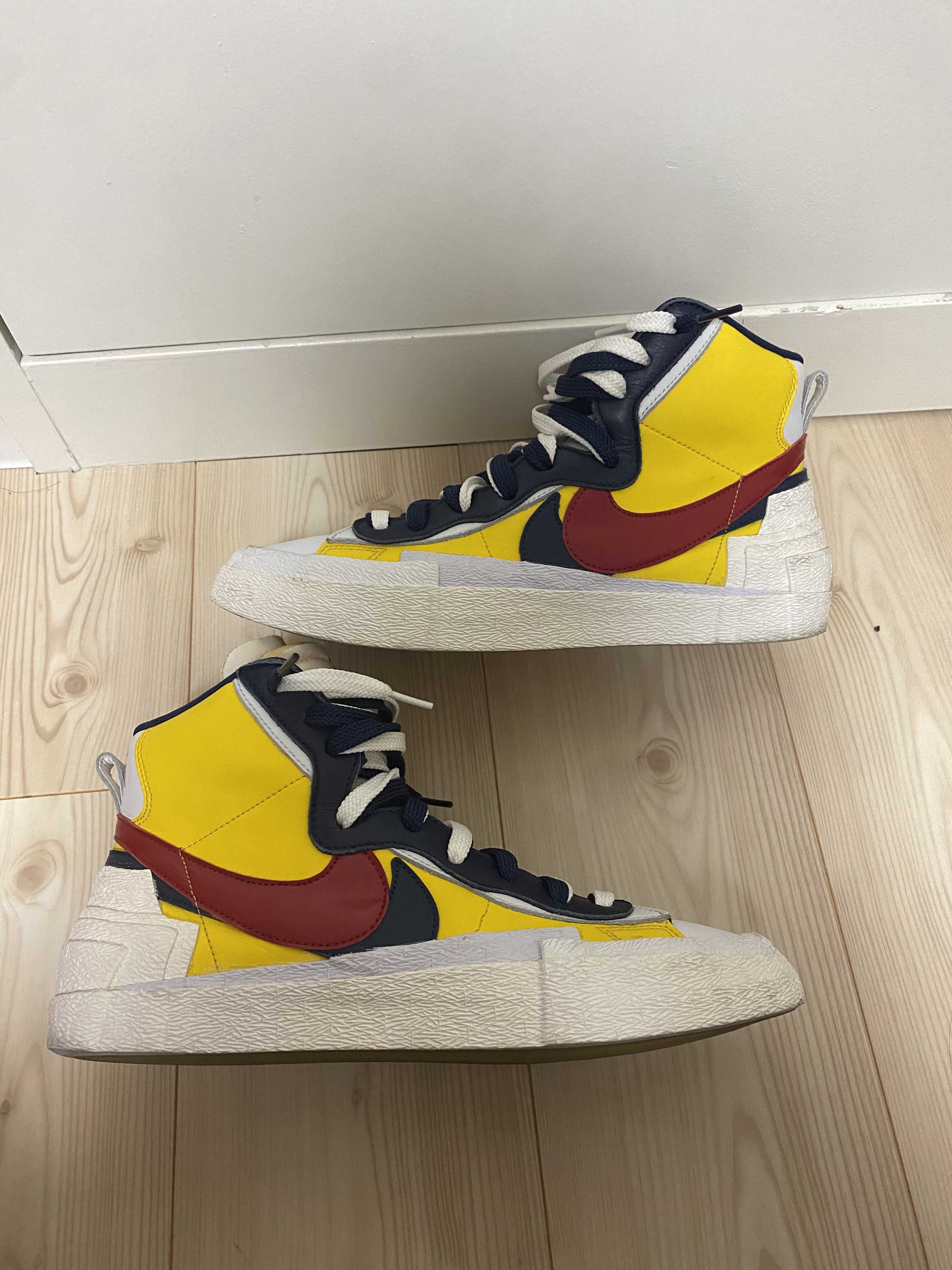 sacai × Nike Blazer Mid "Varsity Maize/Varsity Red"