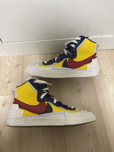 sacai × Nike Blazer Mid "Varsity Maize/Varsity Red"