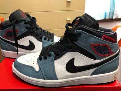 FACETASM × Nike Air Jordan 1 Mid "White/Navy"