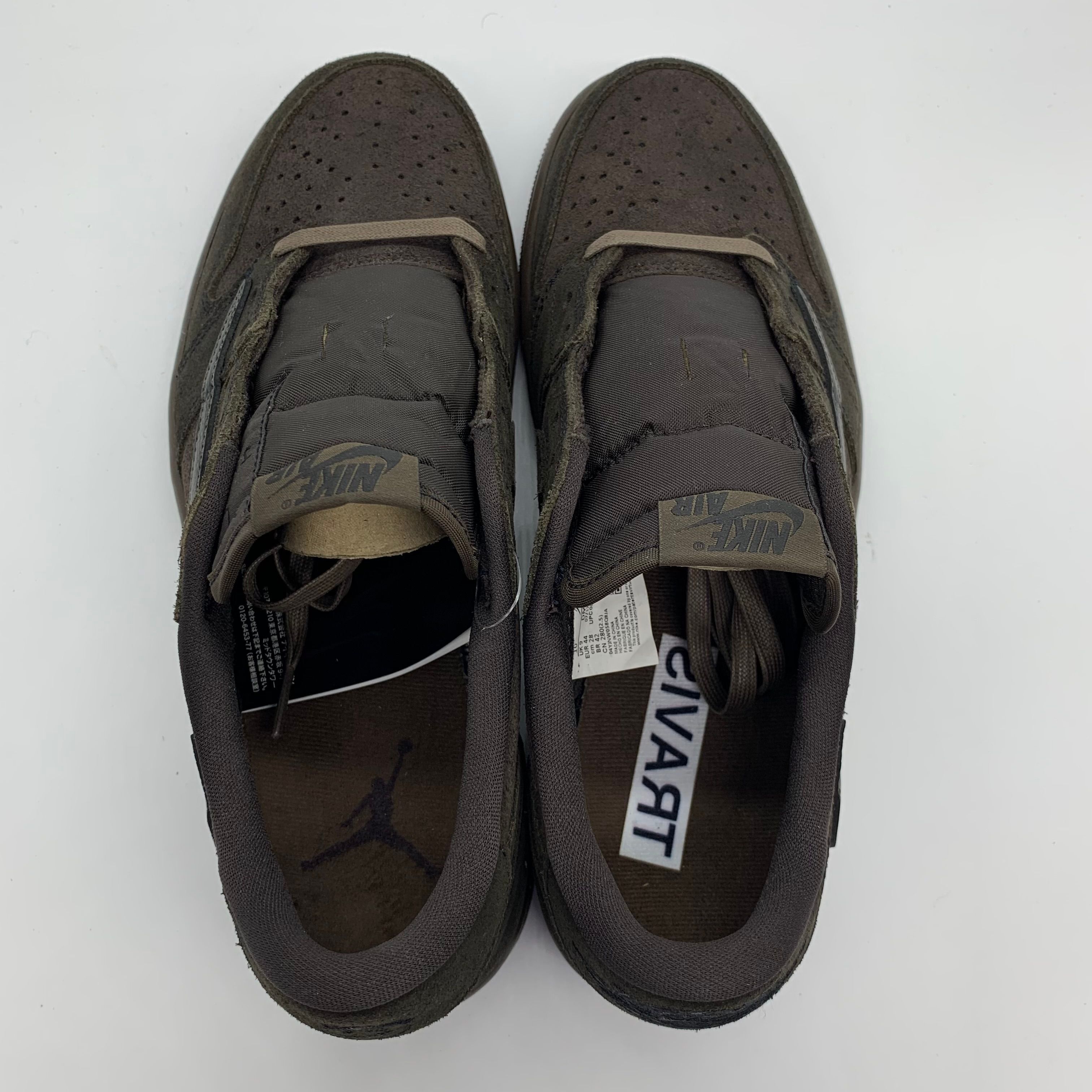 Travis Scott × Nike Air Jordan 1 Low OG SP "Velvet Brown and Dark Mocha"