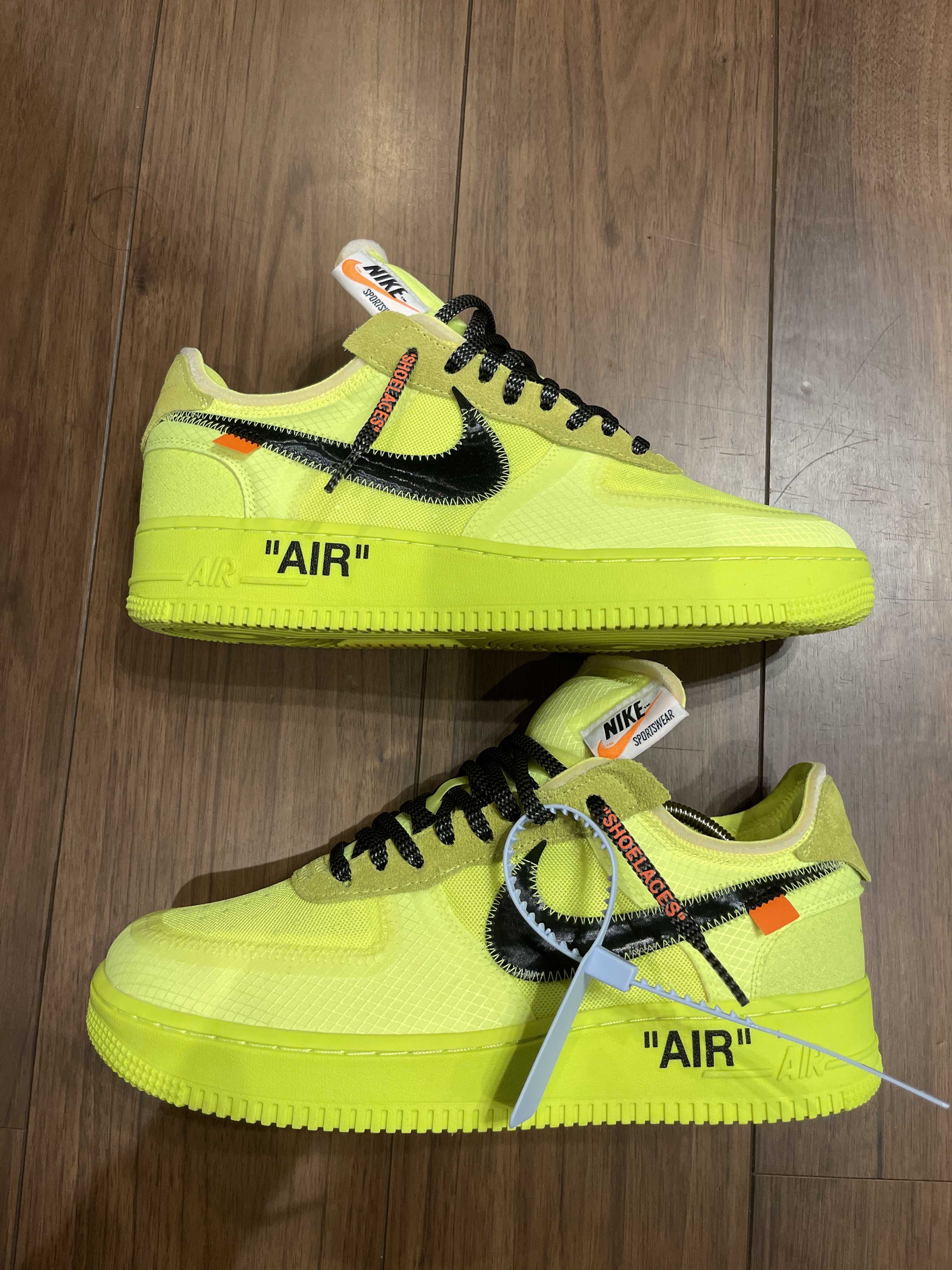 Off-White × Nike Air Force 1 Low "Volt"