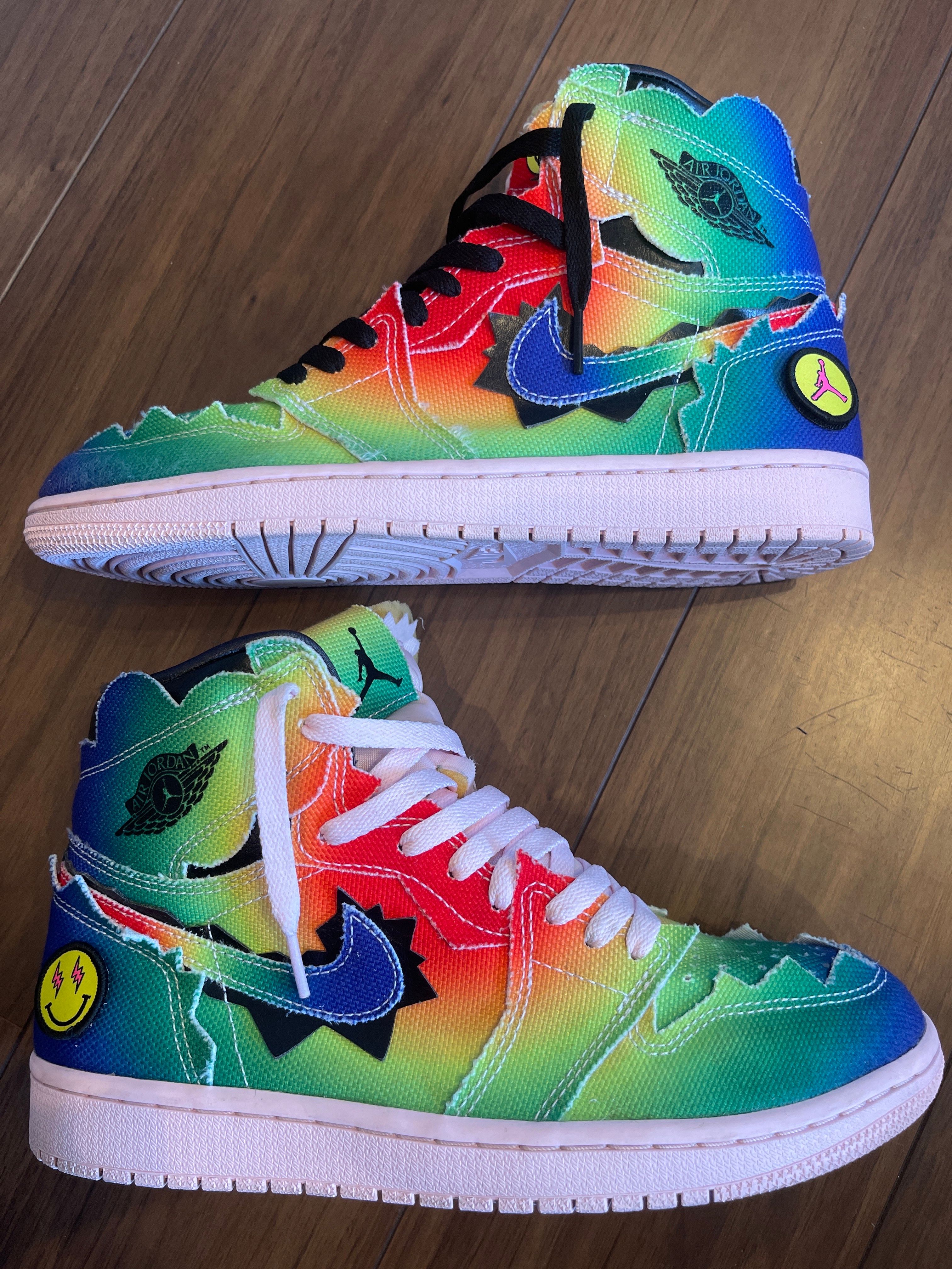 J Balvin × Nike Air Jordan 1 High OG "Rainbow"
