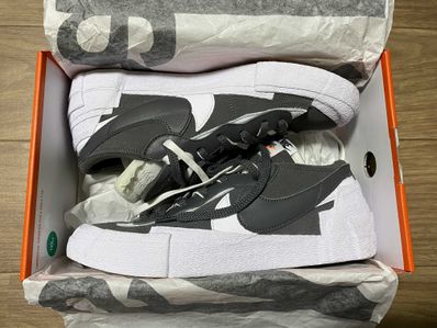 Sacai × Nike Blazer Low "Iron Grey"