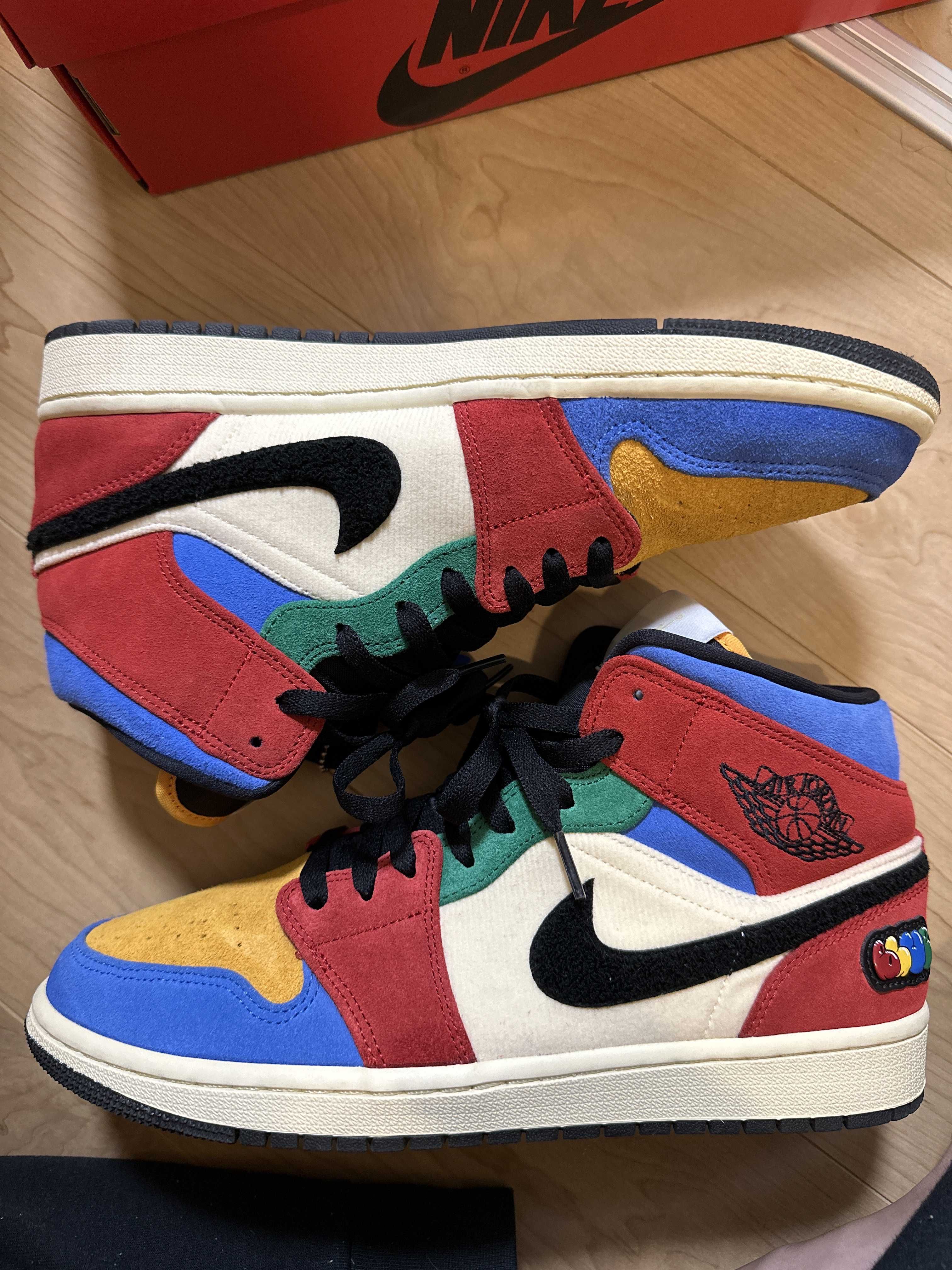 BLUE THE GREAT×NIKE AIR JORDAN 1 MID FEARLESS "MULTI"