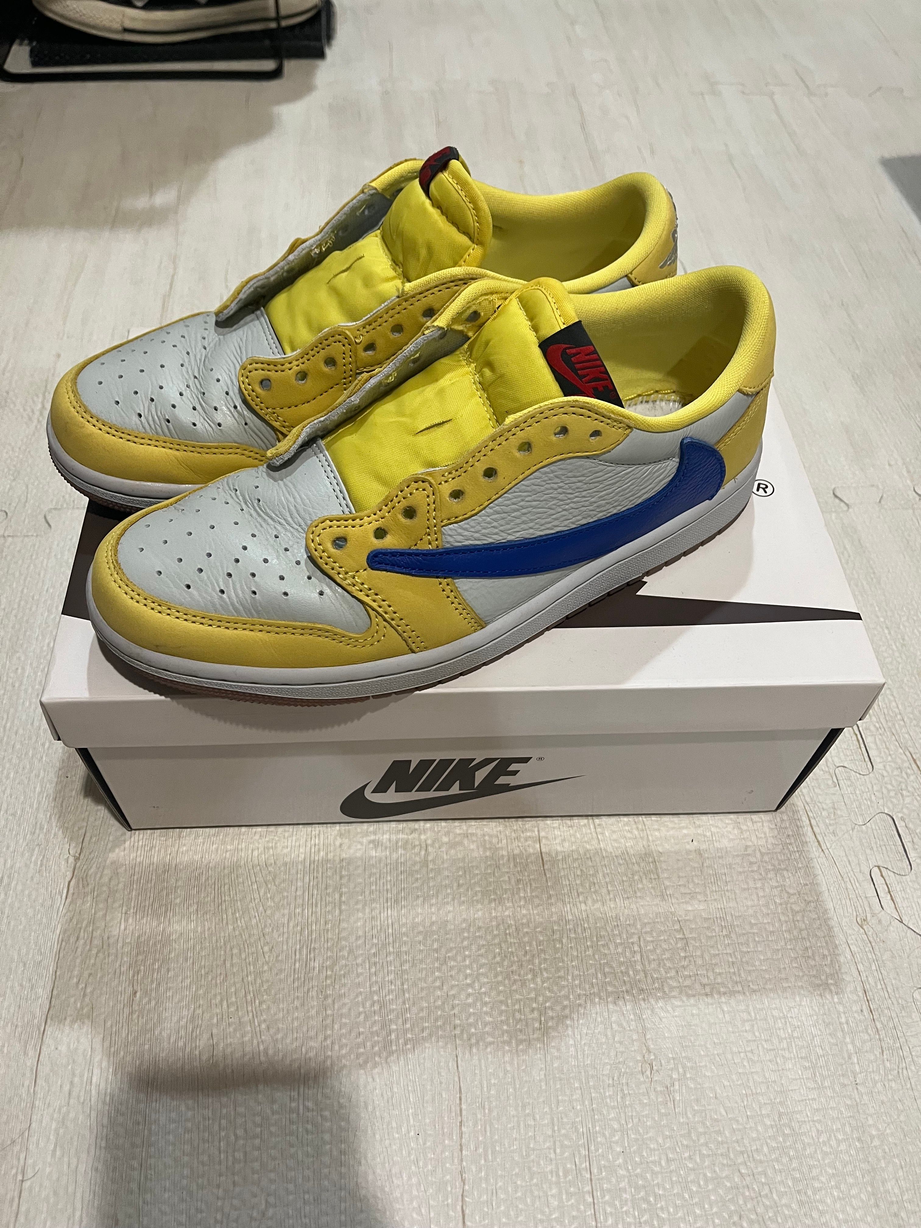 Travis Scott × Nike Women's Air Jordan 1 Retro Low OG "Canary"