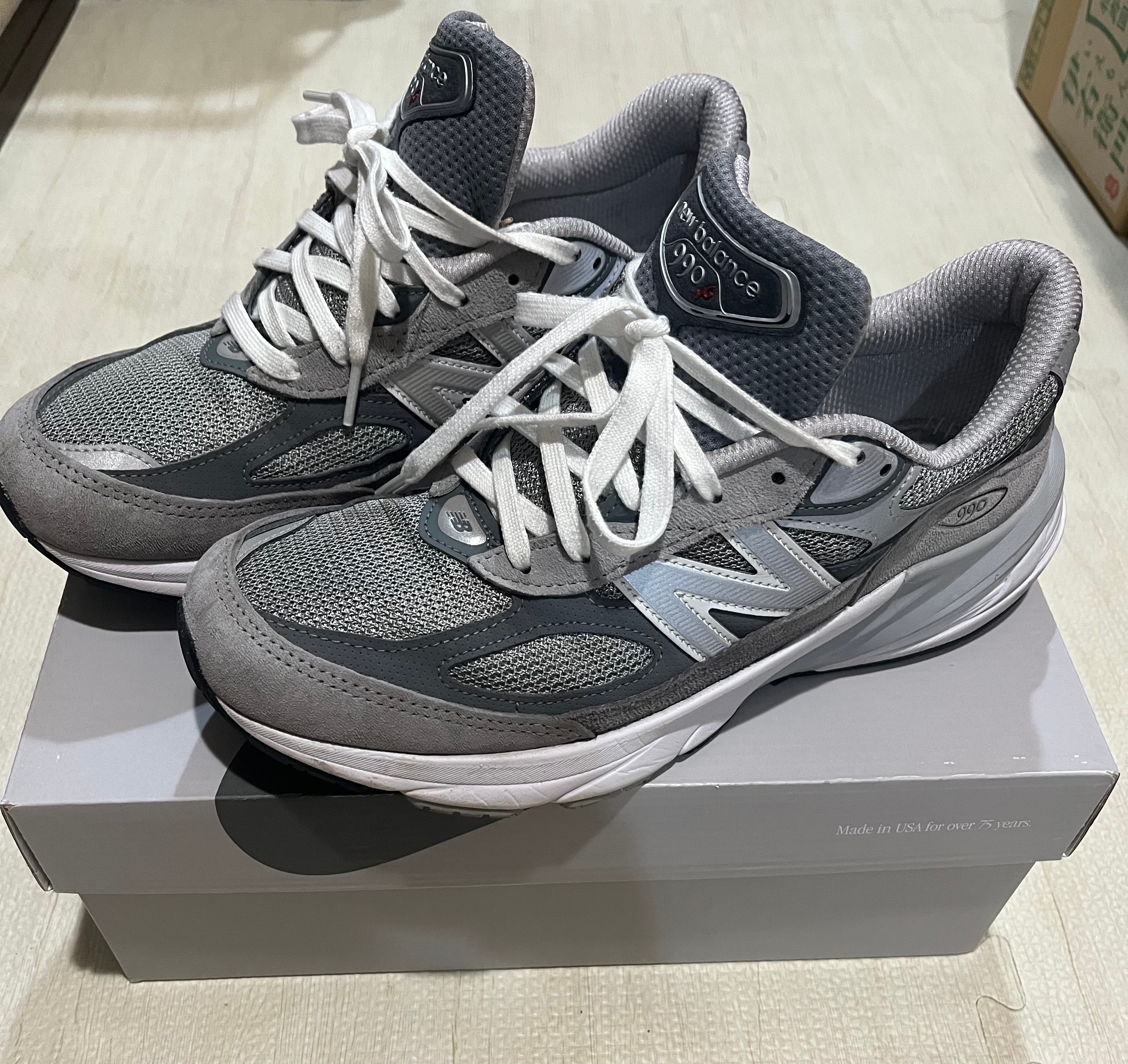 New Balance 990V6 "Gray" (Heel Logo USA) (M990GL6)