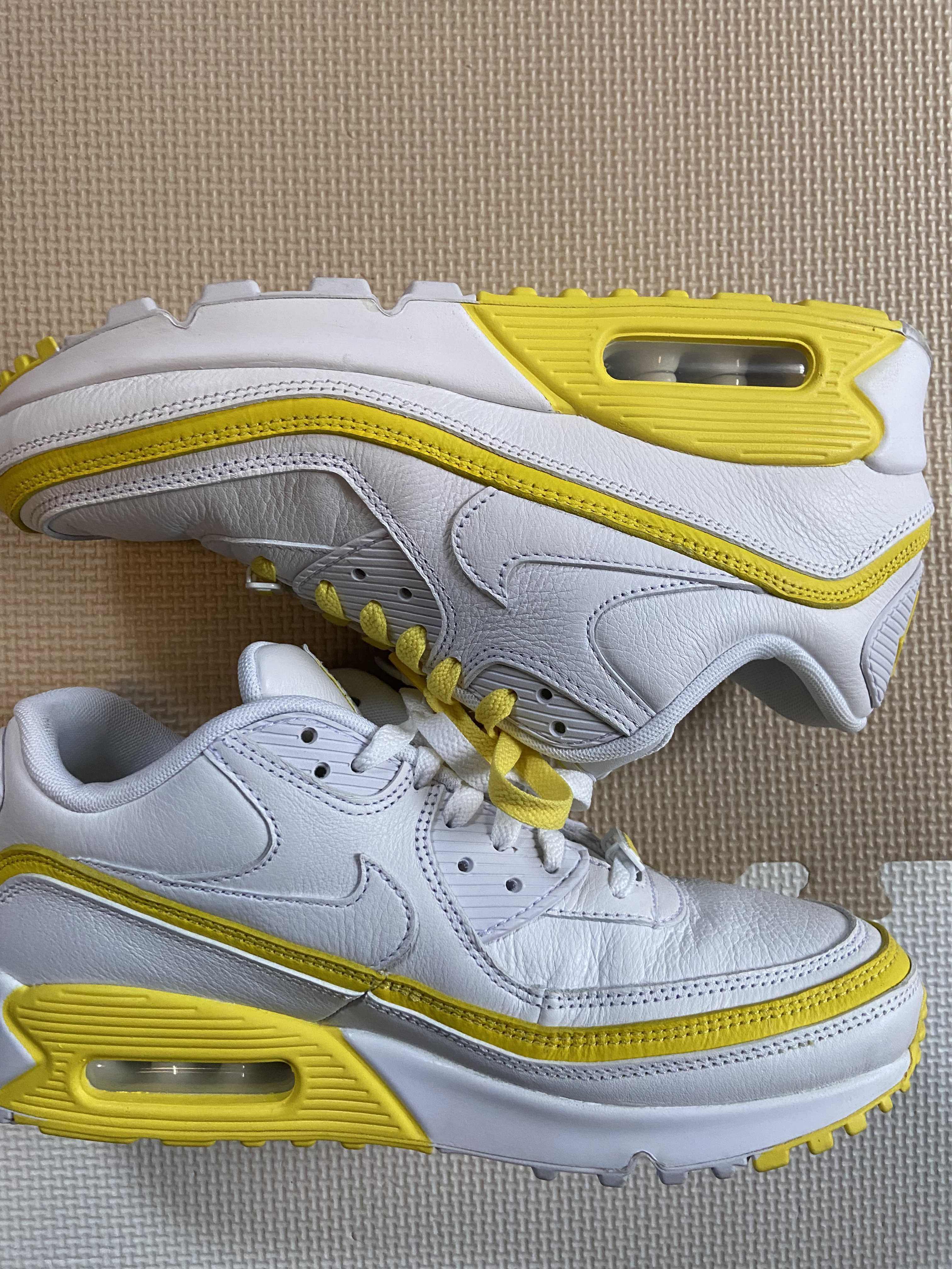 UNDEFEATED × Nike Air Max 90 "White Optic Yellow"