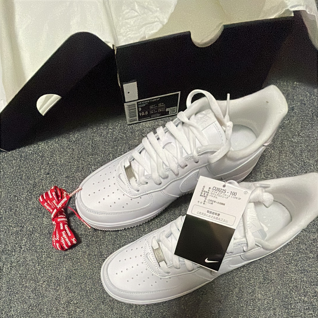 Supreme × Nike Air Force 1 Low "White"