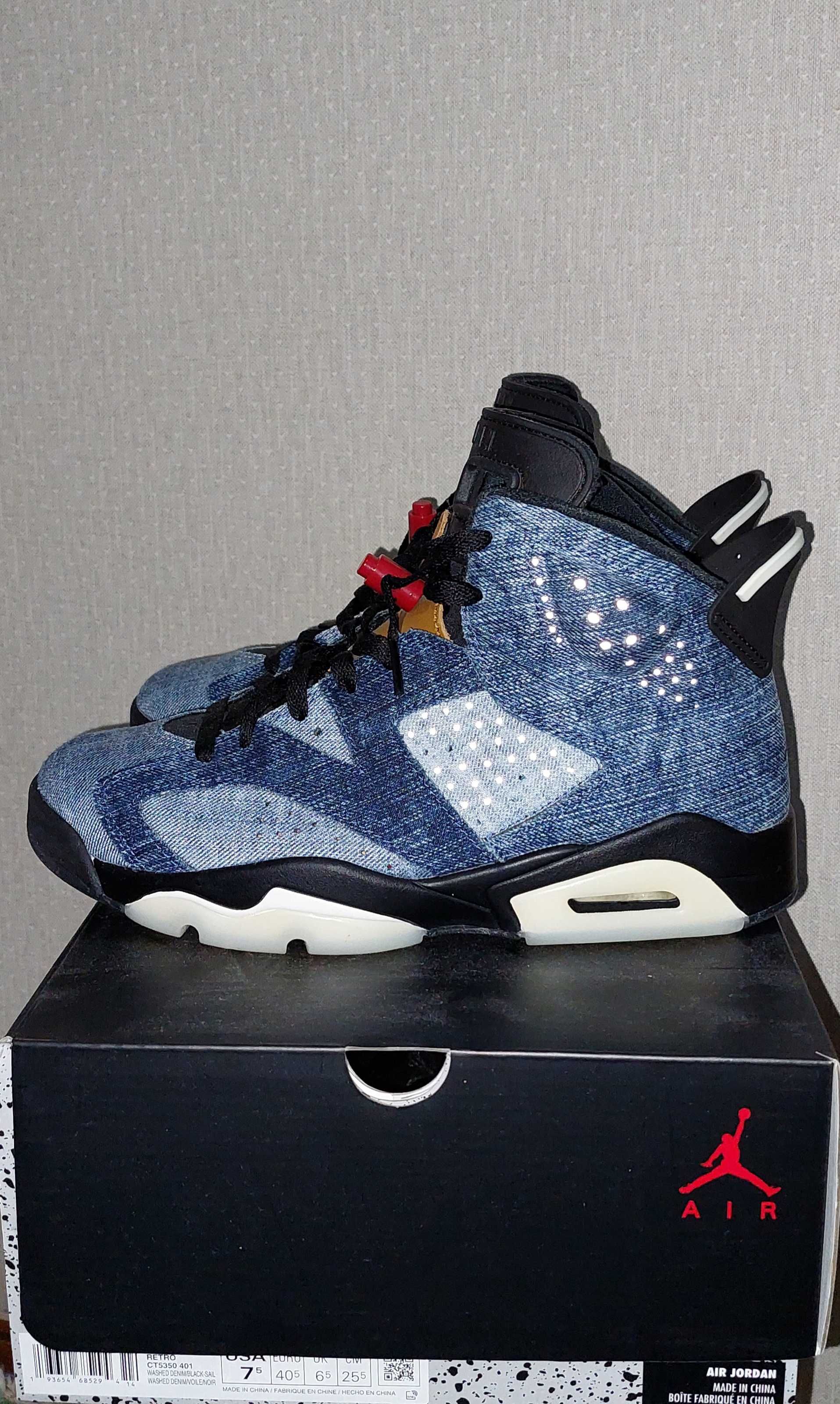 NIKE AIR JORDAN 6 "WASHED DENIM"
