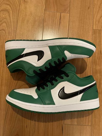 NIKE AIR JORDAN 1 LOW "PINE GREEN/WHITE"