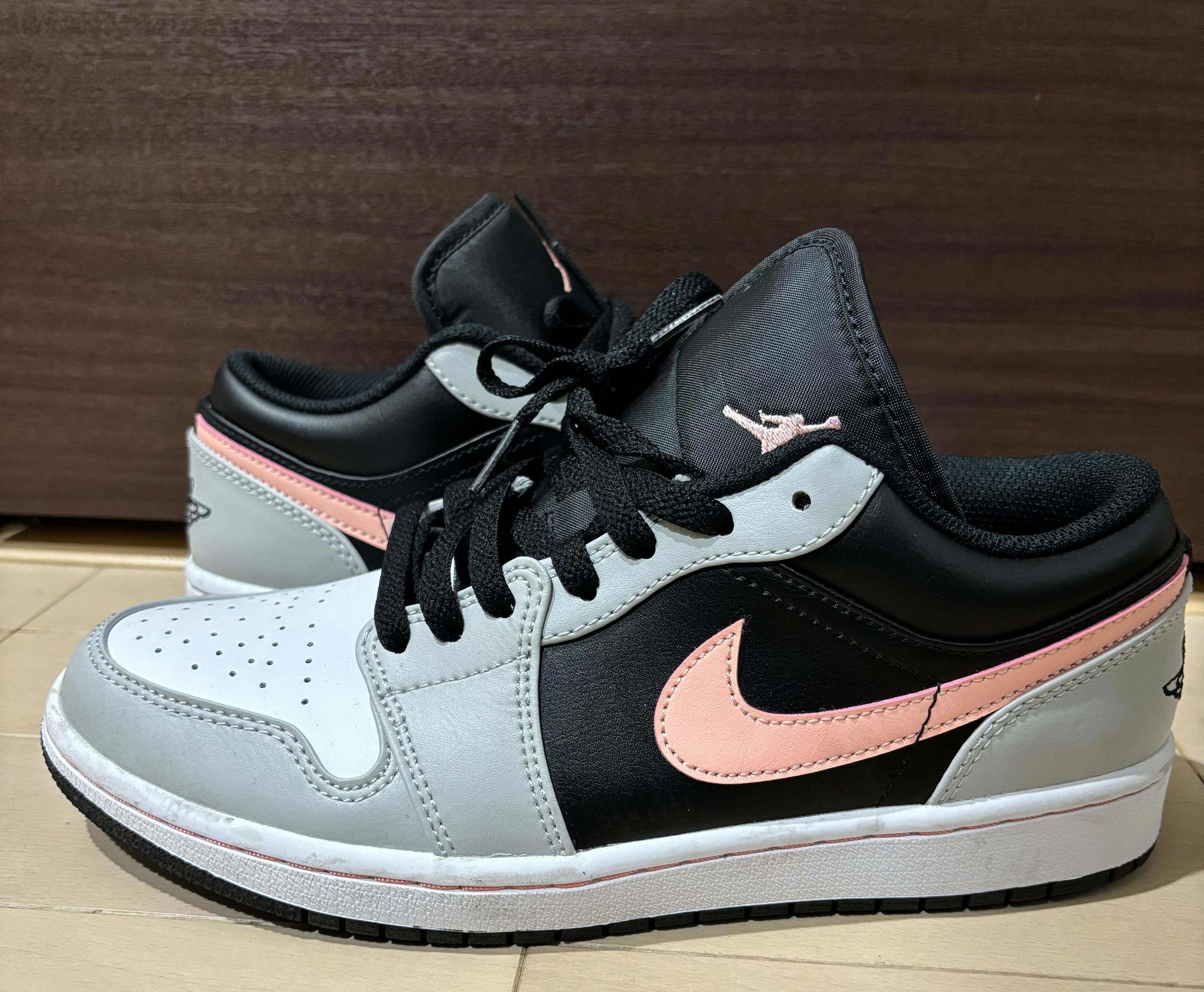 Nike Air Jordan 1 Low "Grey/Black/Pink"