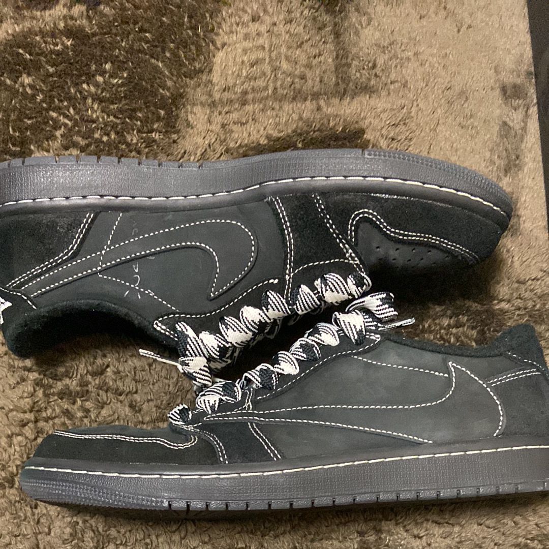 Travis Scott × Nike Air Jordan 1 Low OG SP "Black Phantom"