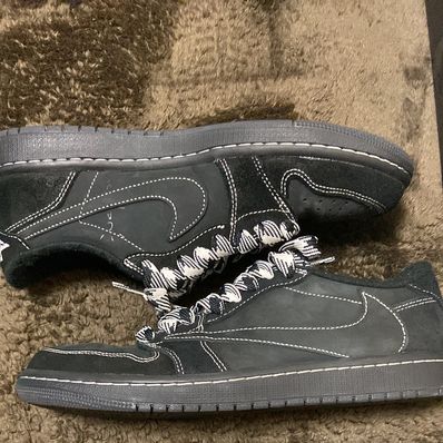 Travis Scott × Nike Air Jordan 1 Low OG SP "Black Phantom"