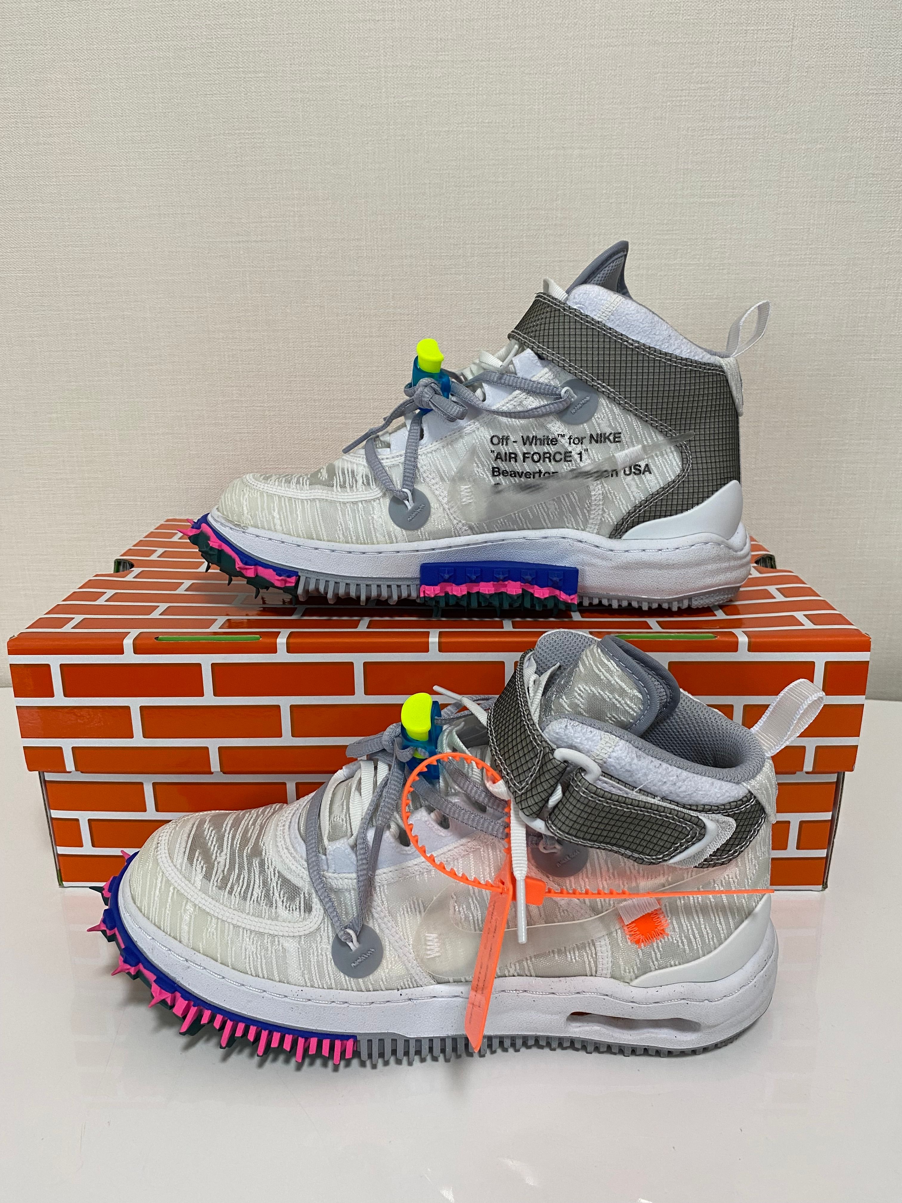 Off-White × Nike Air Force 1 Mid "White"