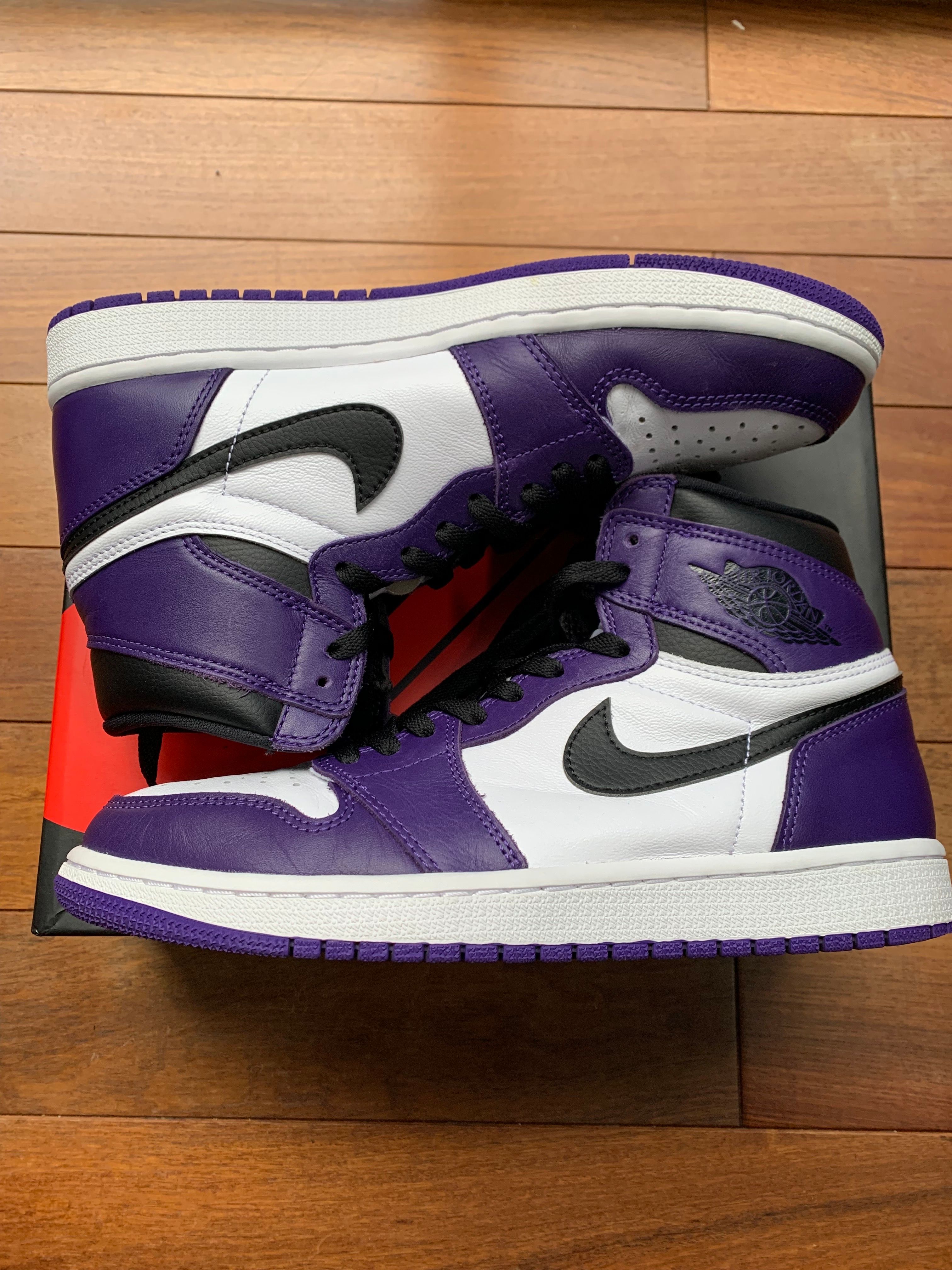 Nike Air Jordan 1 Retro High OG "Court Purple White/Black" (2020)