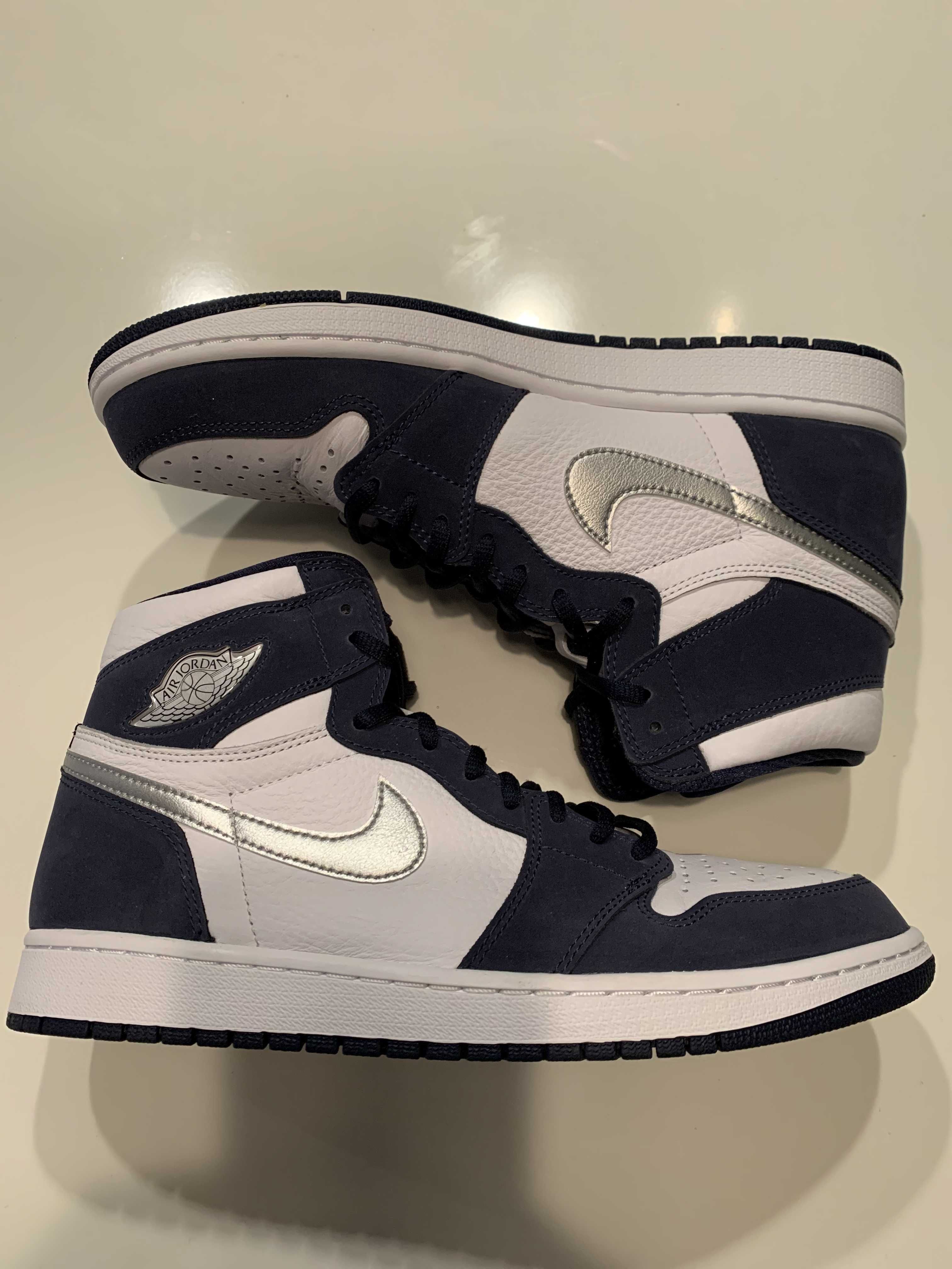 Nike Air Jordan 1 High OG CO.JP "White/Midnight Navy" (2020)(ブリーフケースなし)