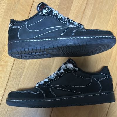 Travis Scott × Nike Air Jordan 1 Low OG SP "Black Phantom"