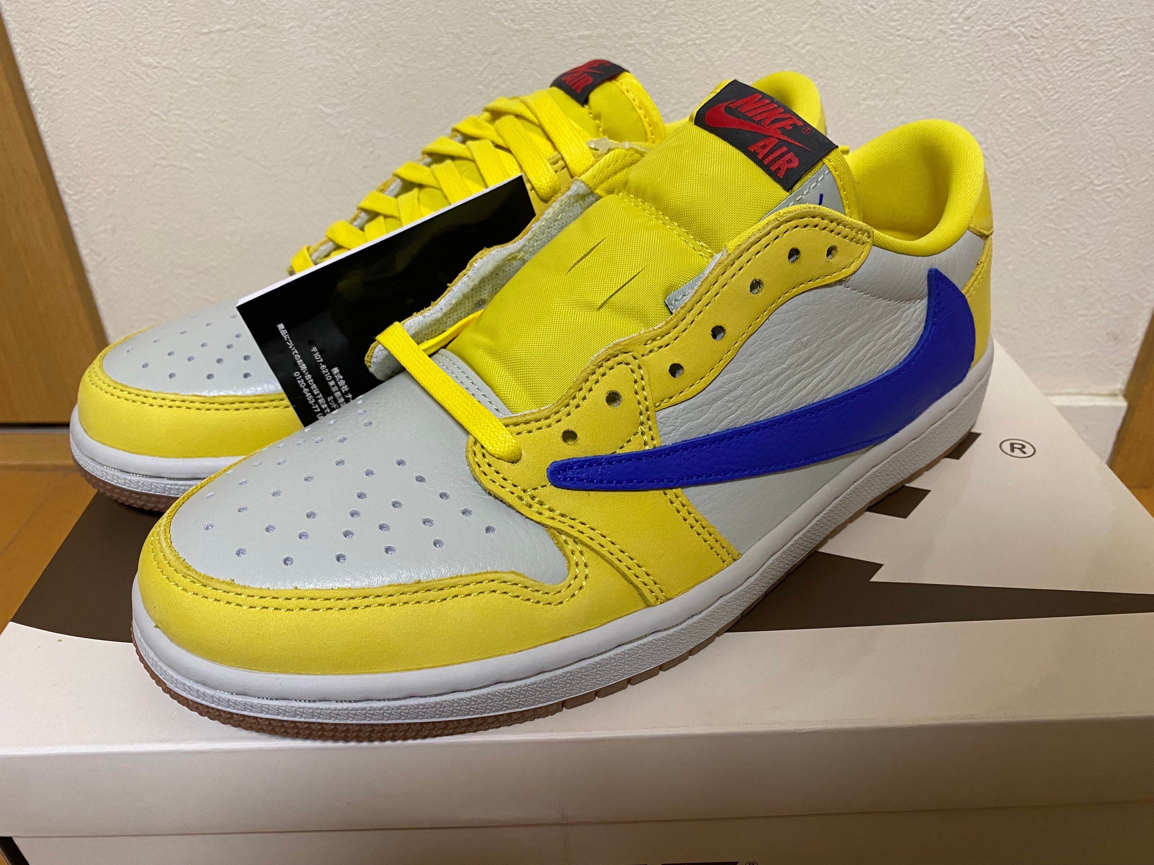 Travis Scott × Nike Women's Air Jordan 1 Retro Low OG "Canary"