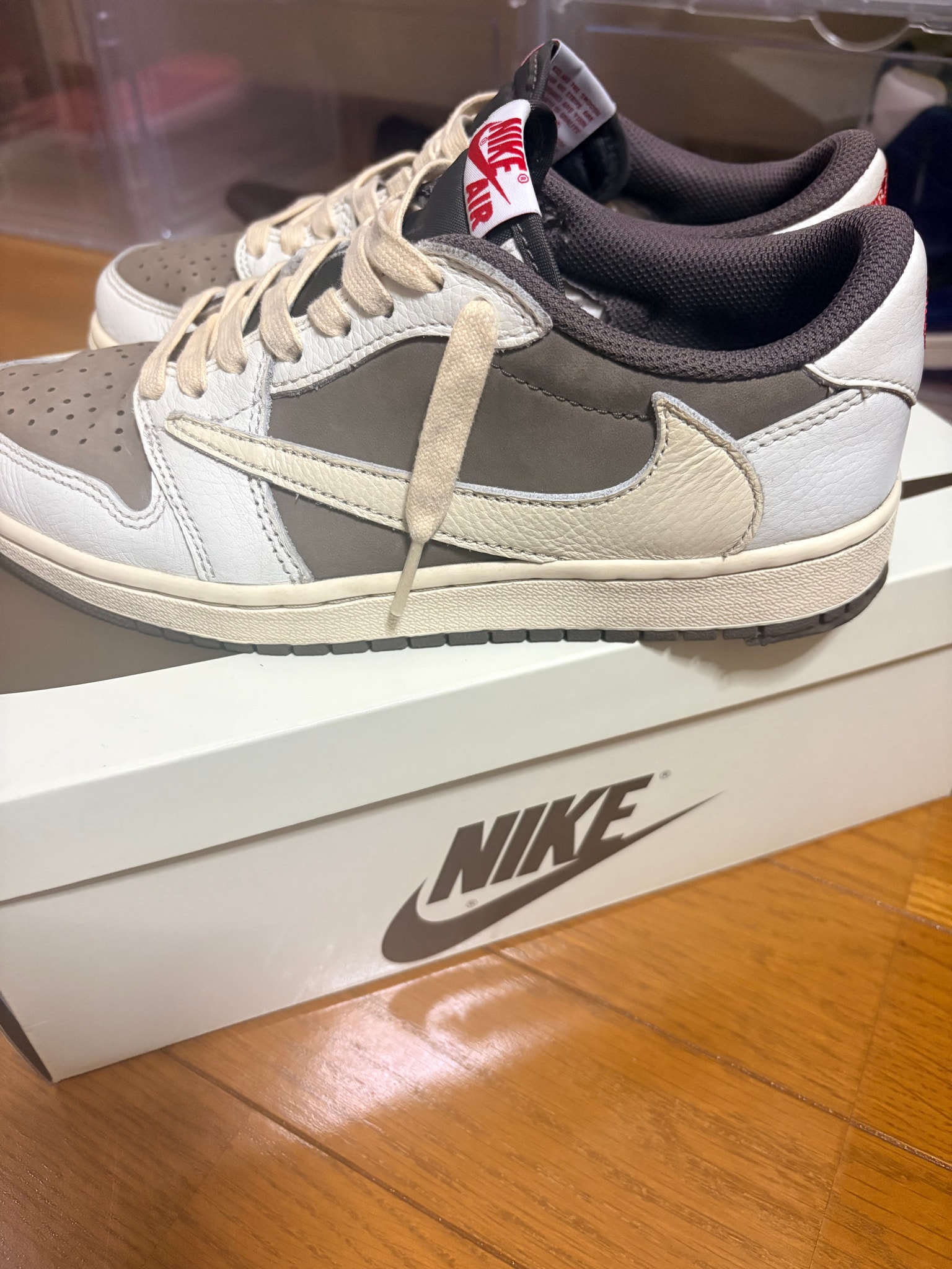 Travis Scott × Nike Air Jordan 1 Low OG SP "Reverse Mocha/Sail and Ridgerock"