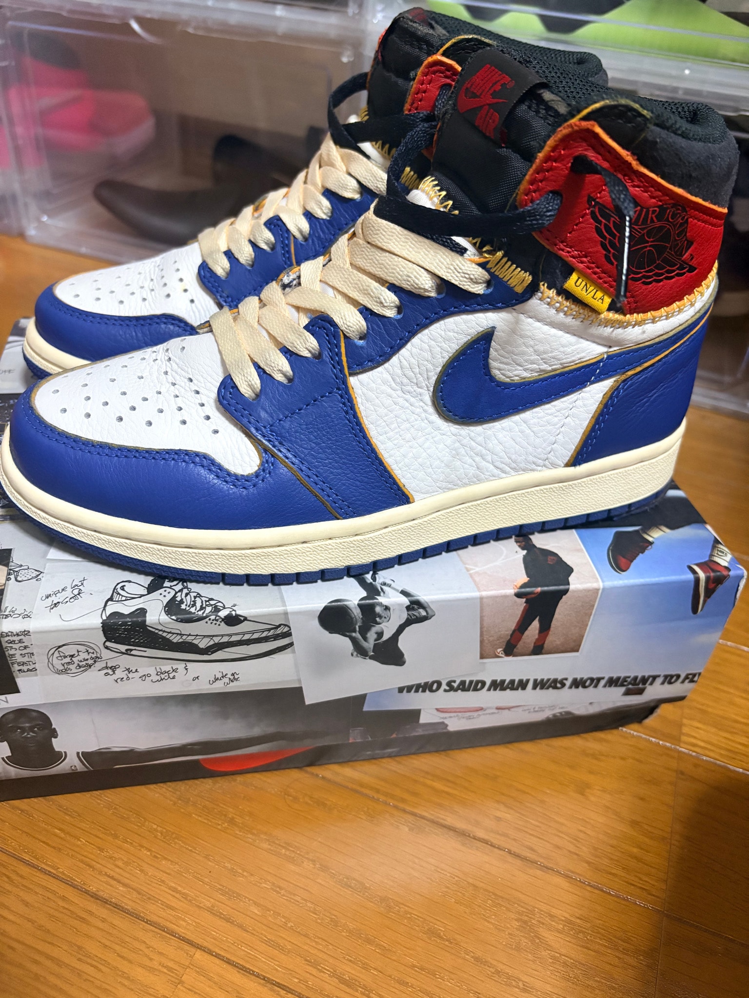 UNION × Nike Air Jordan 1 Retro High OG NRG "Storm Blue/Varsity Red"
