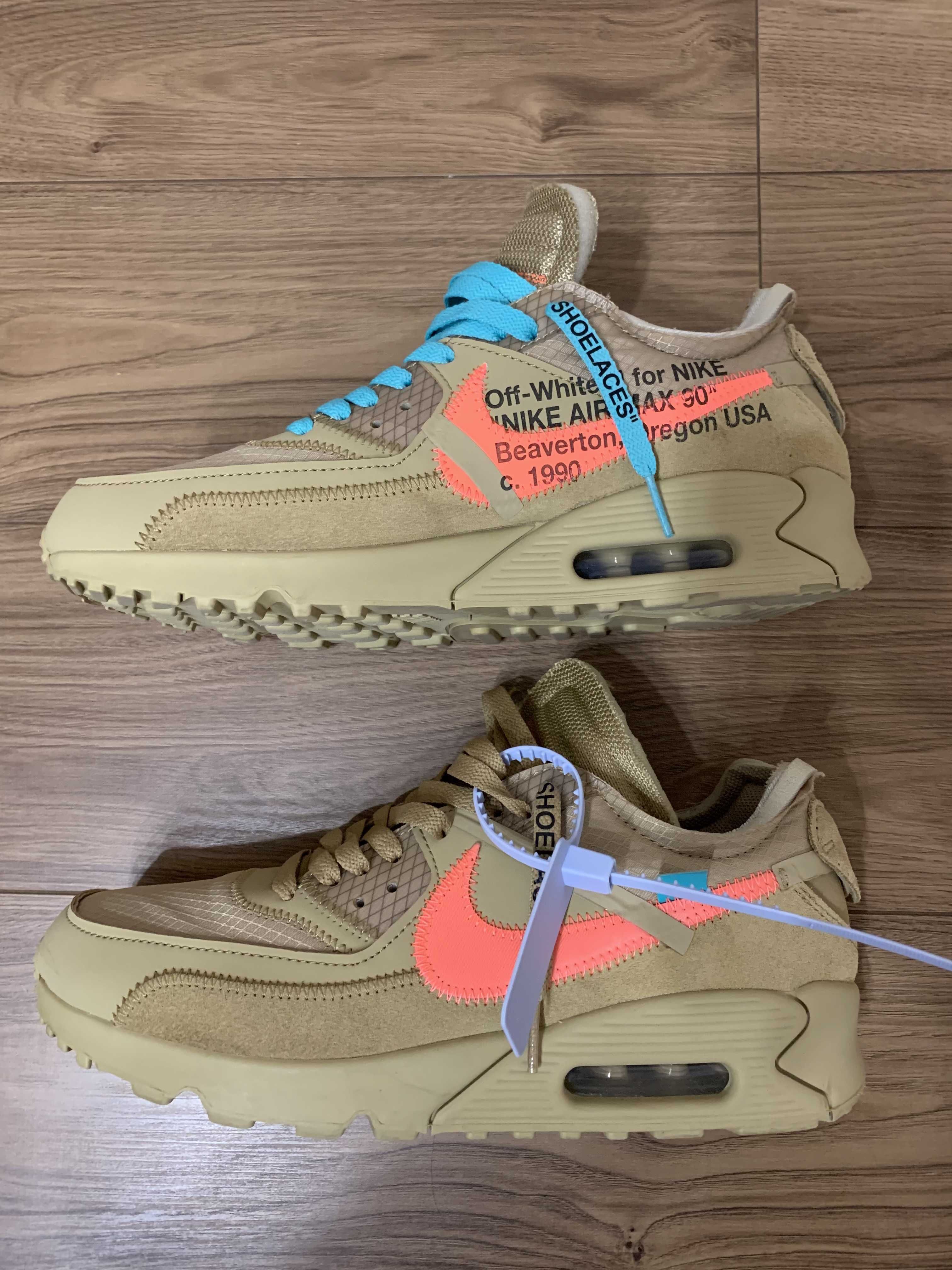 Off-White × Nike Air Max 90 "Desert Ore"