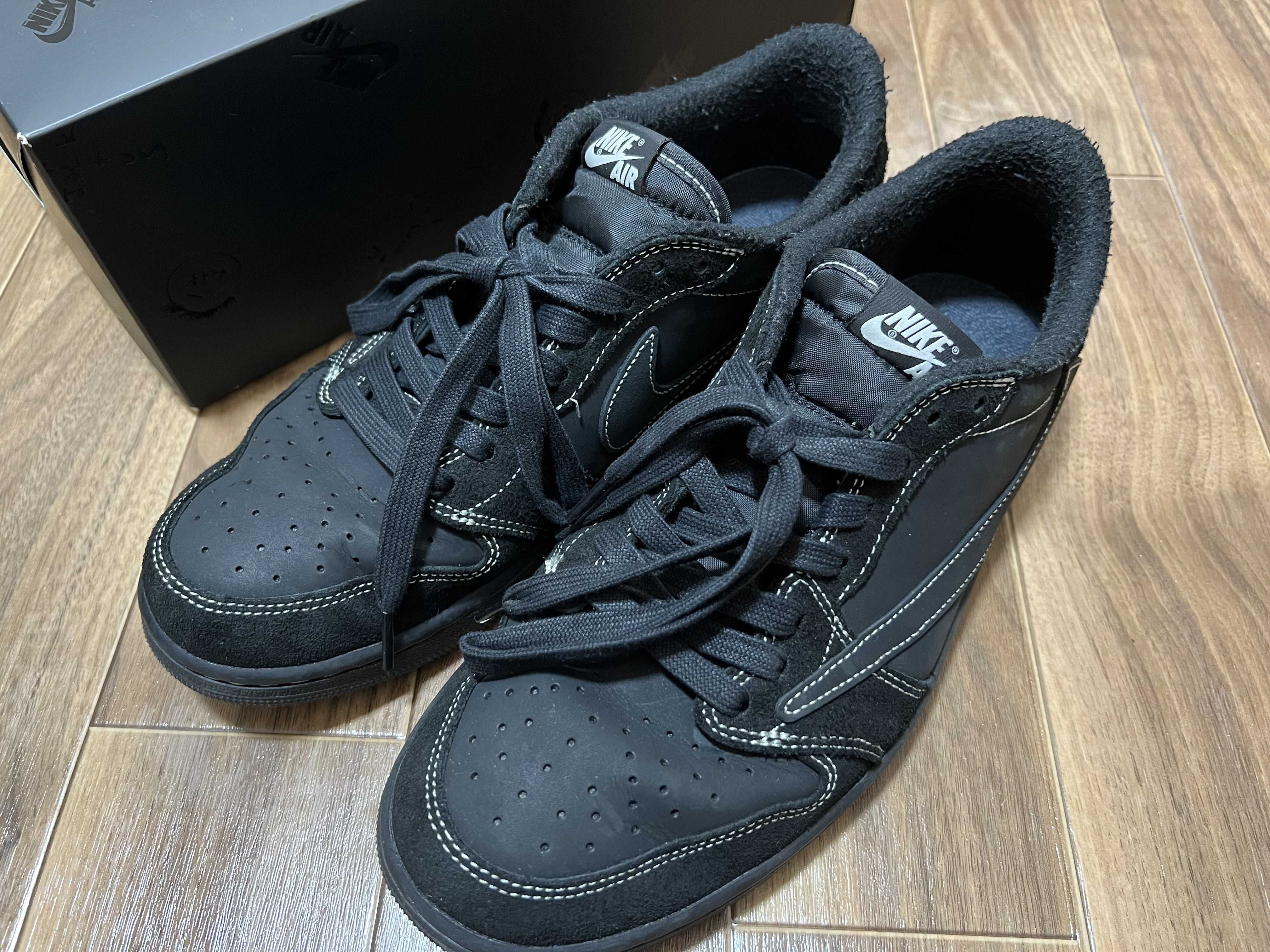 Travis Scott × Nike Air Jordan 1 Low OG SP "Black Phantom"