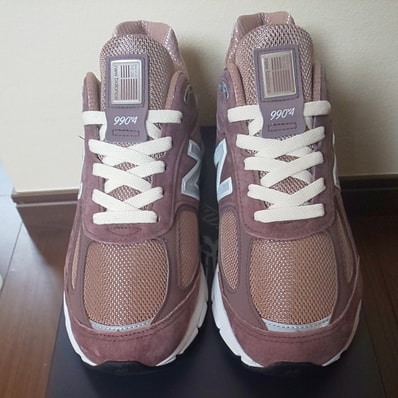 KITH × New Balance 990V4 Made in USA "Dusty Mauve"