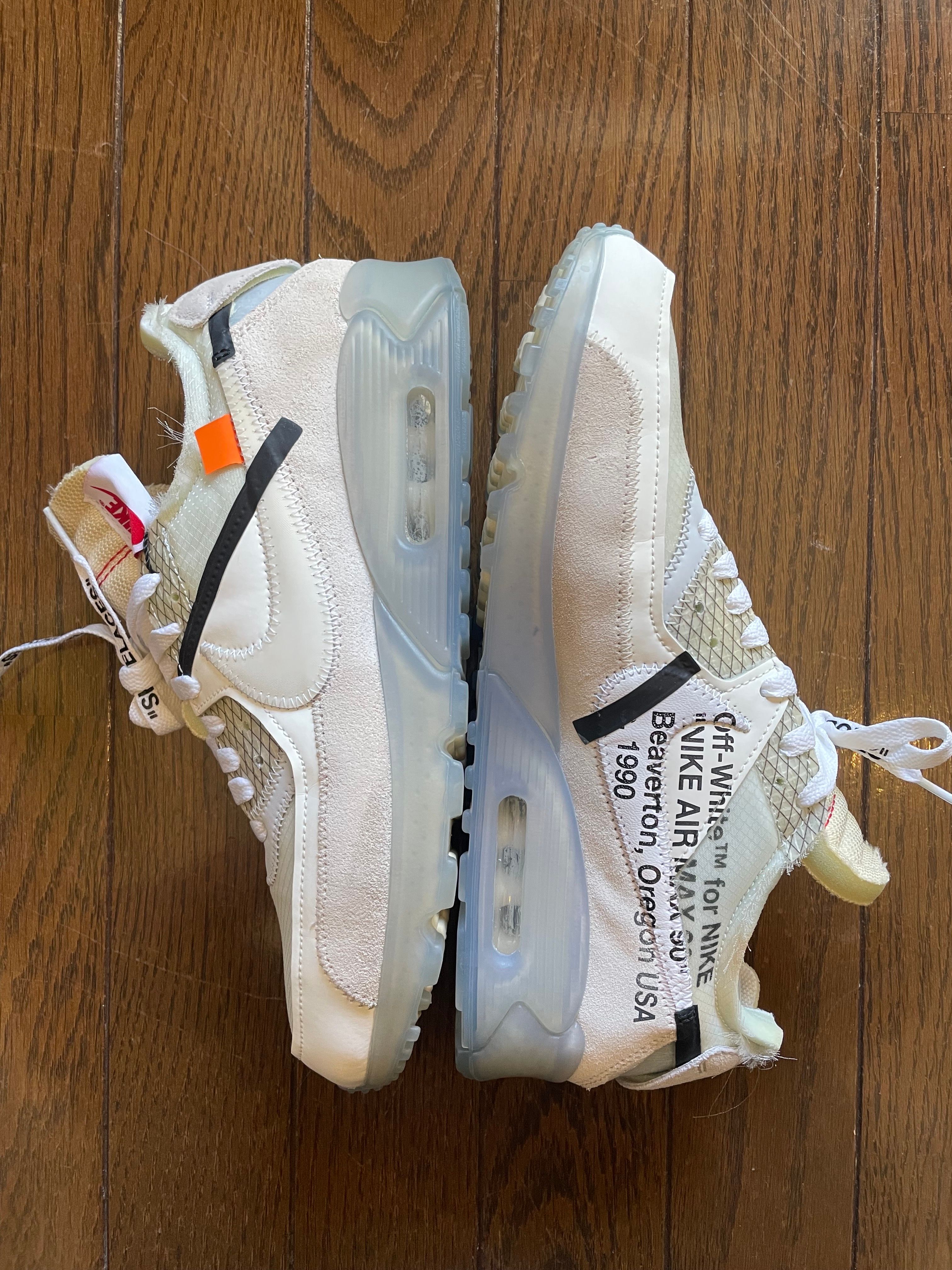 Off-White × Nike Air Max 90 "The 10/Sail"