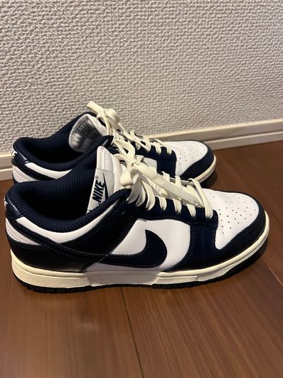 Nike Women's Dunk Low PRM "Midnight Navy and White"