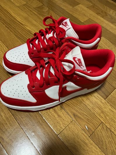 Nike Dunk Low SP "White and University Red"