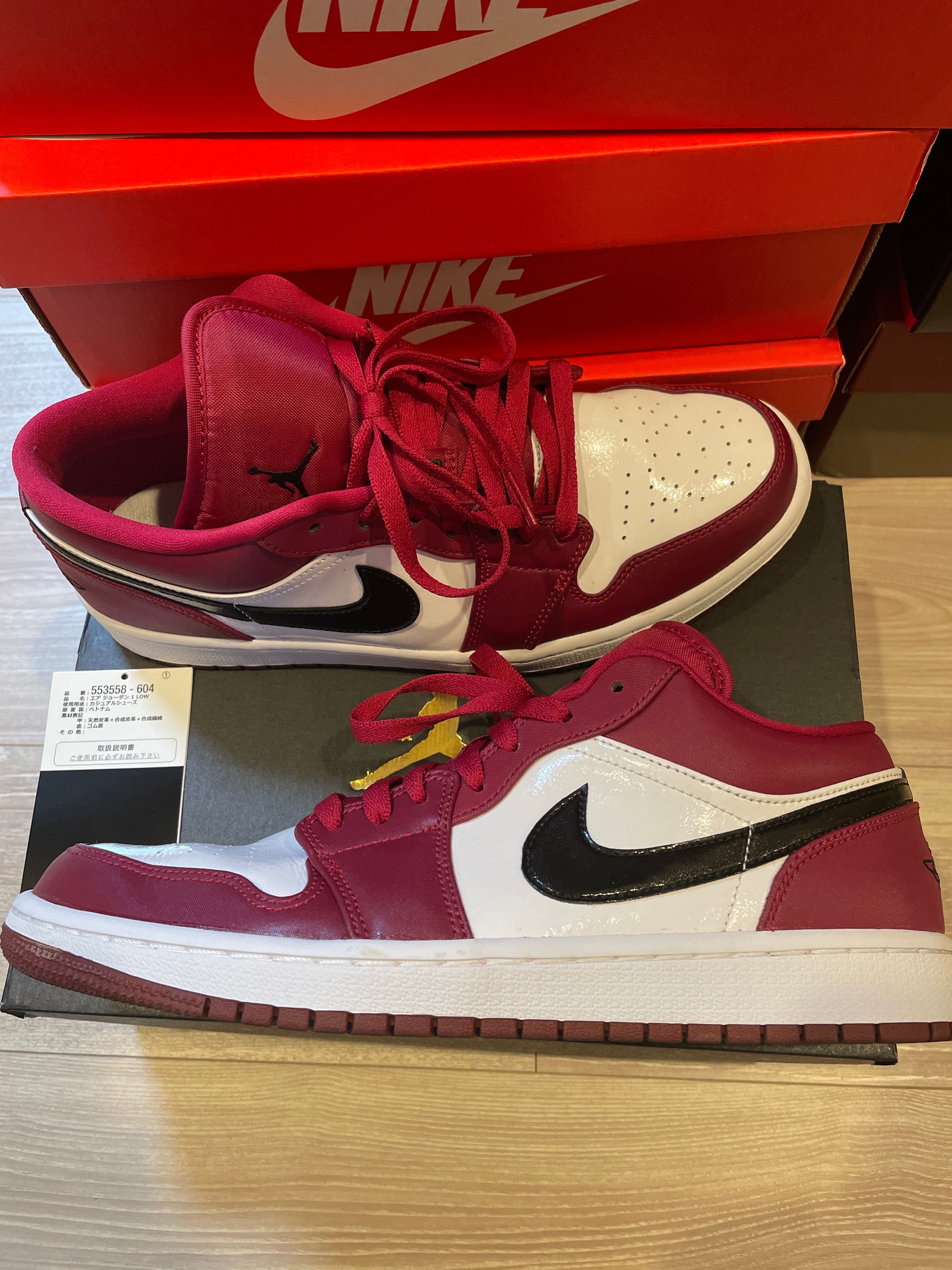 NIKE AIR JORDAN 1 LOW "NOBLE RED"