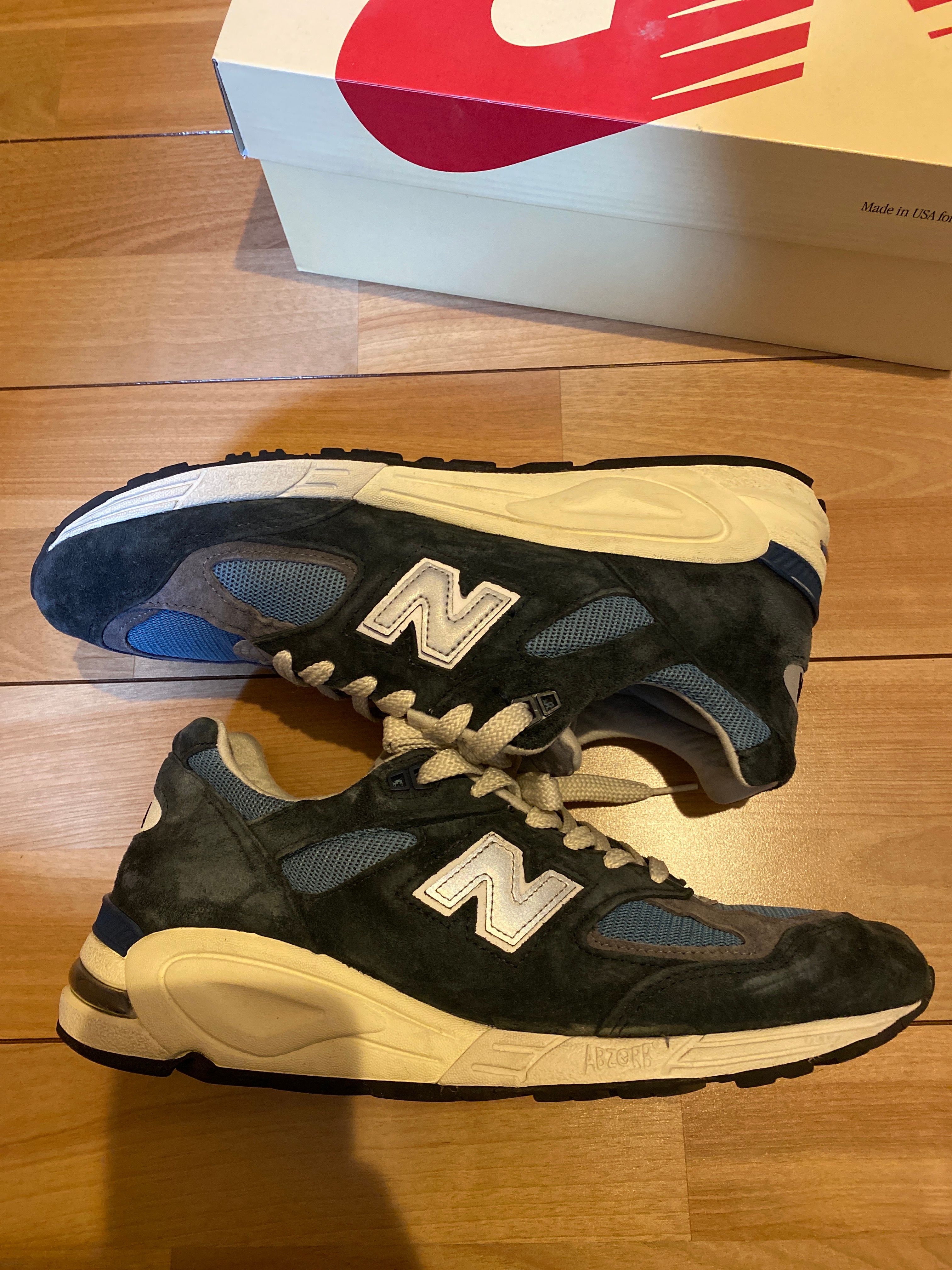 New Balance 990V2 "Navy/Castlerock"