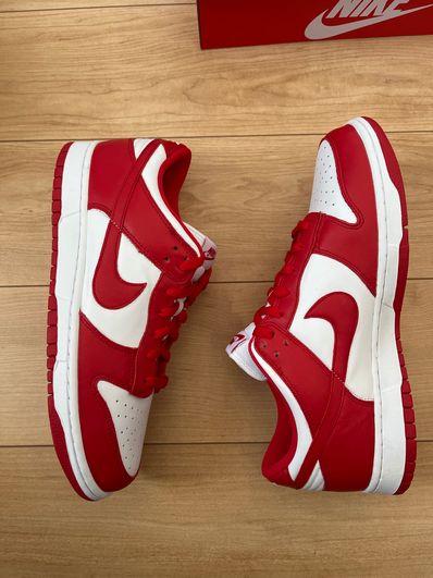 Nike Dunk Low SP "White and University Red"