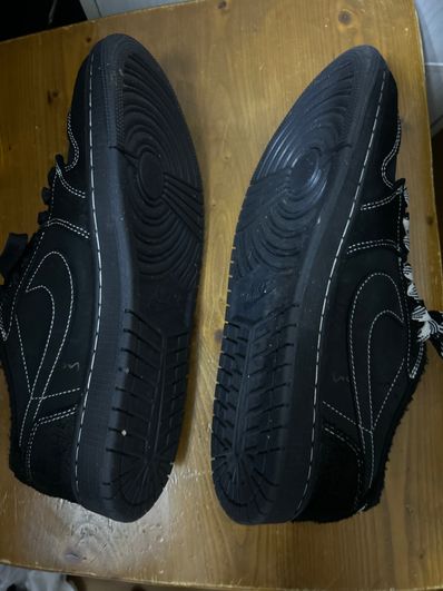 Travis Scott × Nike Air Jordan 1 Low OG SP "Black Phantom"