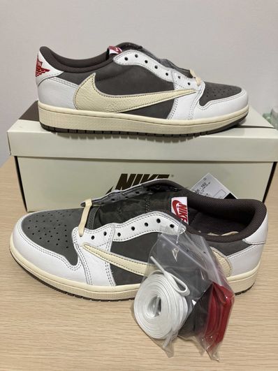 Travis Scott × Nike Air Jordan 1 Low OG SP "Reverse Mocha/Sail and Ridgerock"