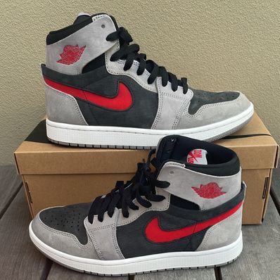 Nike Air Jordan 1 High Zoom CMFT 2 "Black/Fire Red/Cement Grey/White"