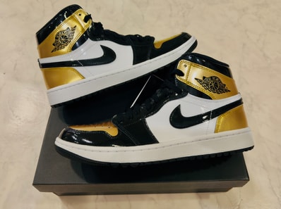 Nike Air Jordan 1 High Golf "Gold Toe"