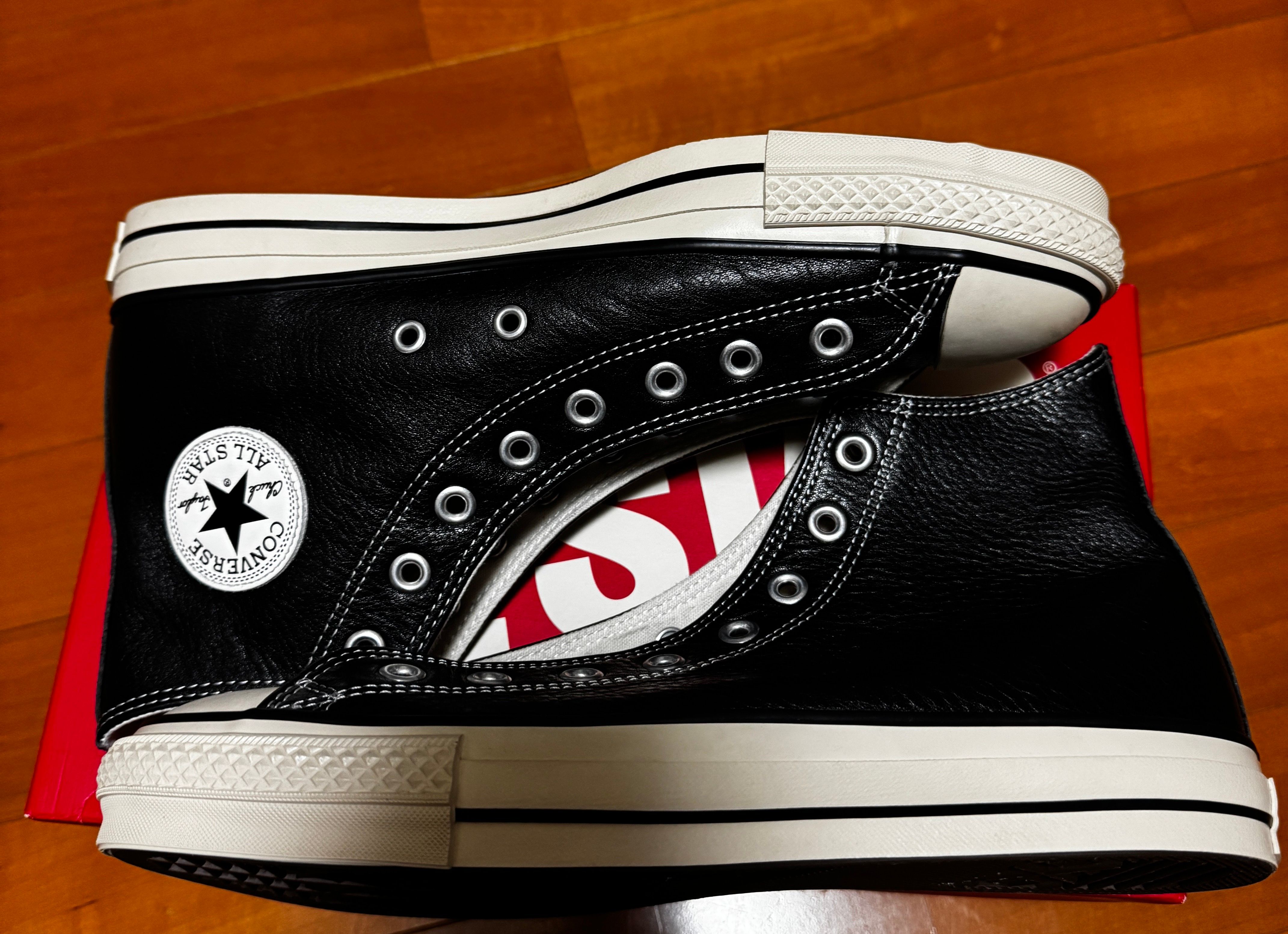 Converse Leather All Star J Hi "Black"