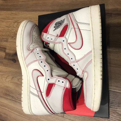 Nike Air Jordan 1 Retro High OG "Sail/University Red"