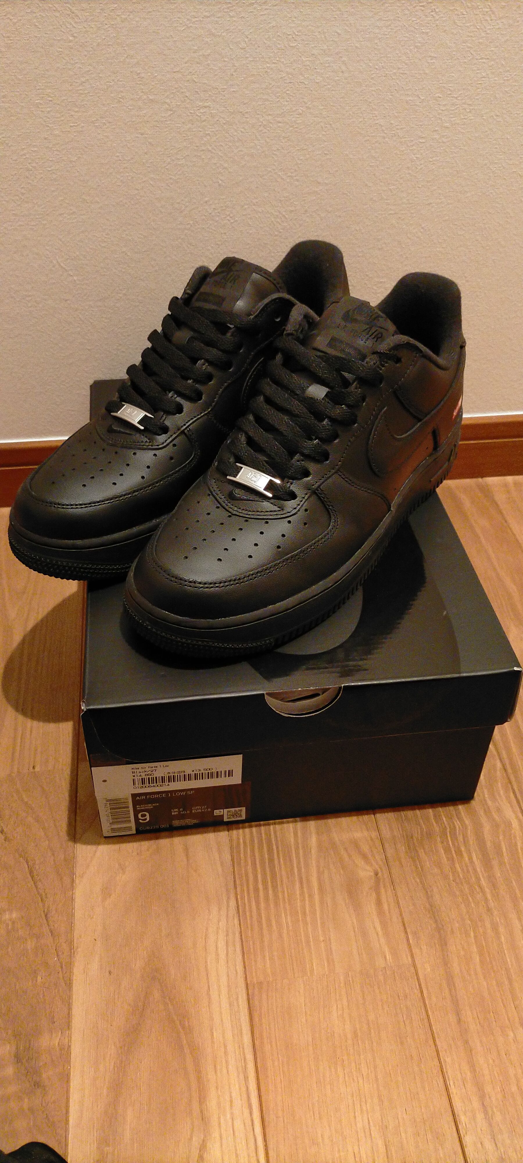Supreme × Nike Air Force 1 Low "Black"