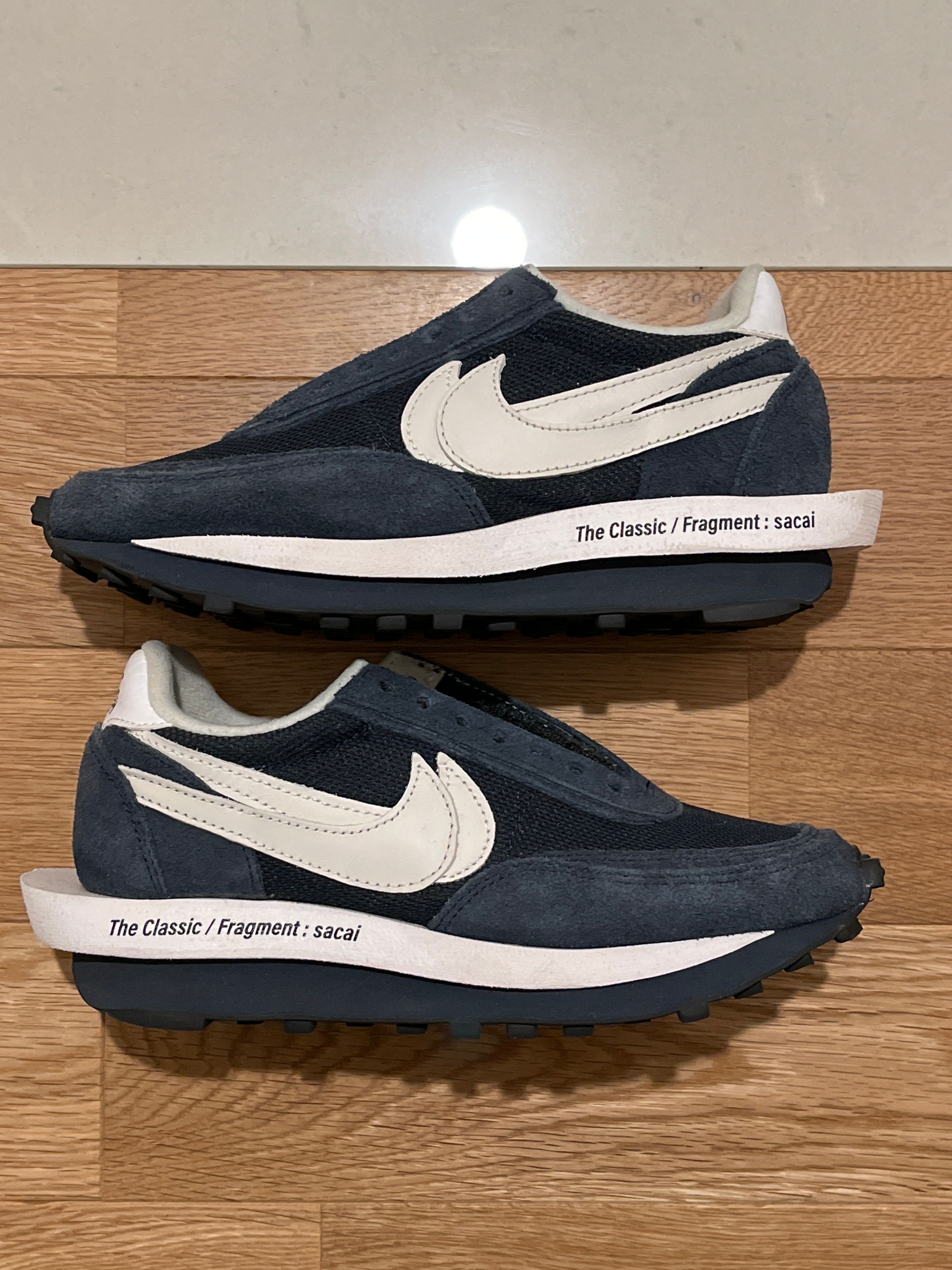Fragment × sacai × Nike LD Waffle "Blackended Blue"