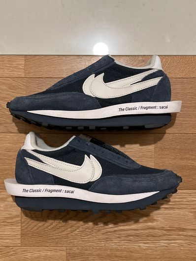 Fragment × sacai × Nike LD Waffle "Blackended Blue"