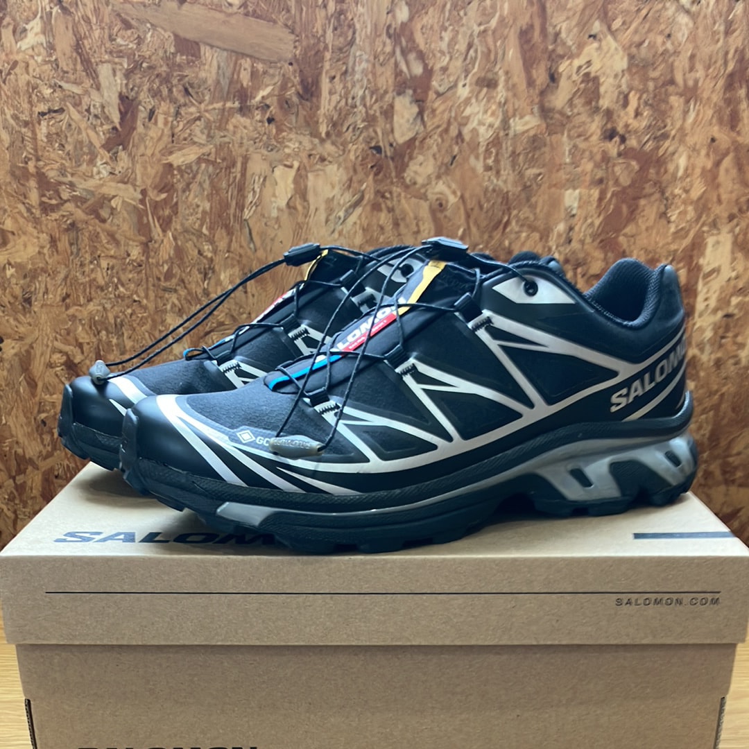 サロモン XT-6 ゴアテックス "ブラック/フットウェアシルバー"