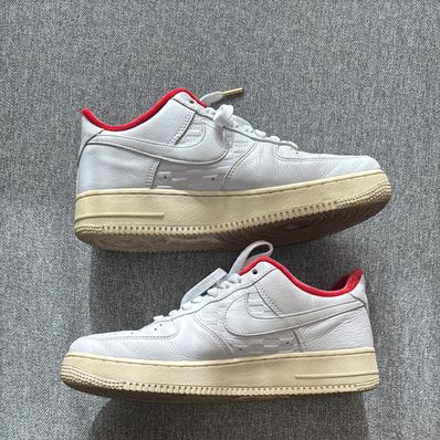 KITH × Nike Air Force 1 Low "White/Red"