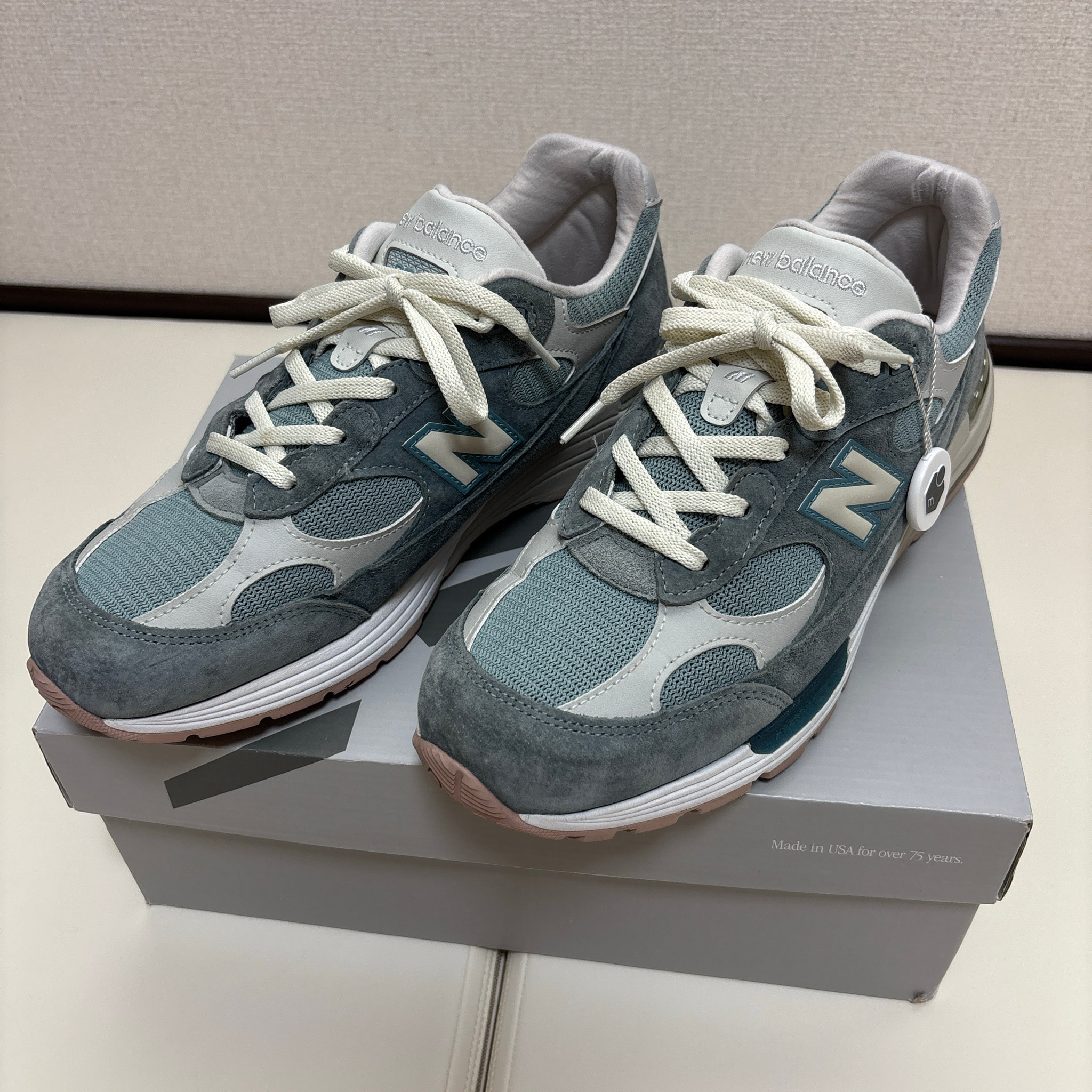 KITH × New Balance 992 "Aegean Blue/Shadow Gray"