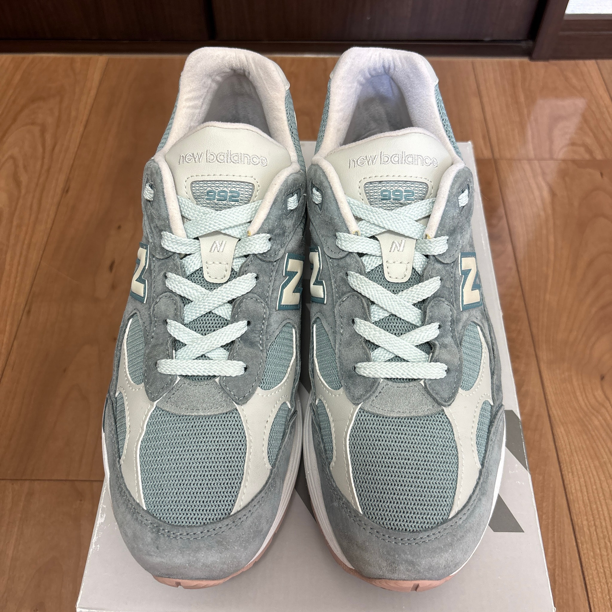KITH × New Balance 992 "Aegean Blue/Shadow Gray"